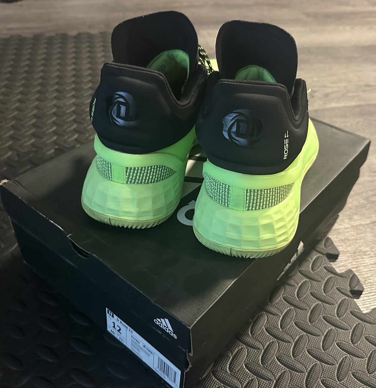 Adidas adidas D Rose 11 Signal Green Size US 12 / EU 45 - 9 Thumbnail