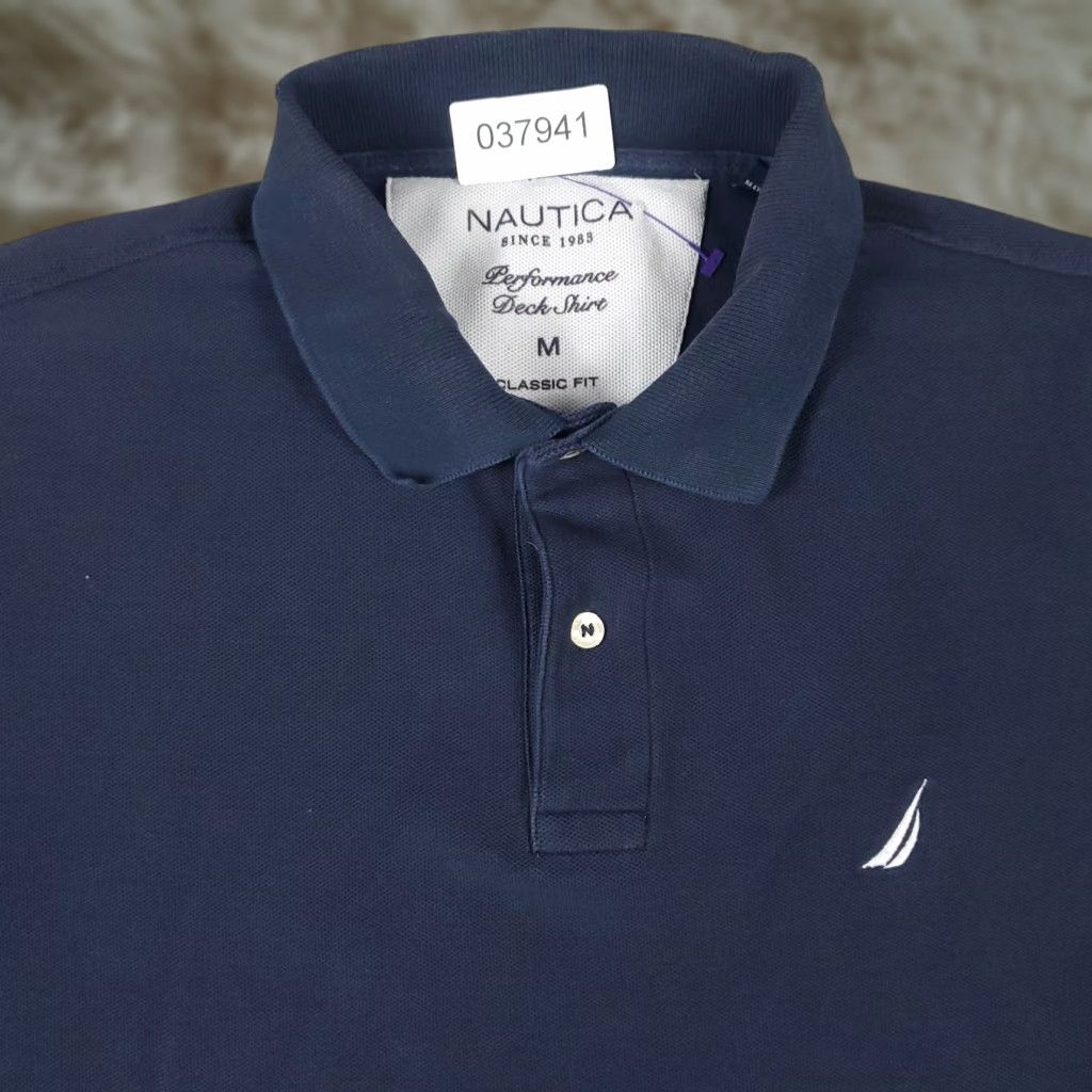 Nautica Nautica Polo Shirt Mens Size Medium Blue Solid Short Sleeve Casual Shirt Adult M Blue Nautica Polo Mens Regular Fit Sportswear All Seasons 90s Theme? Size US M / EU 48-50 / 2 - 1 Thumbnail