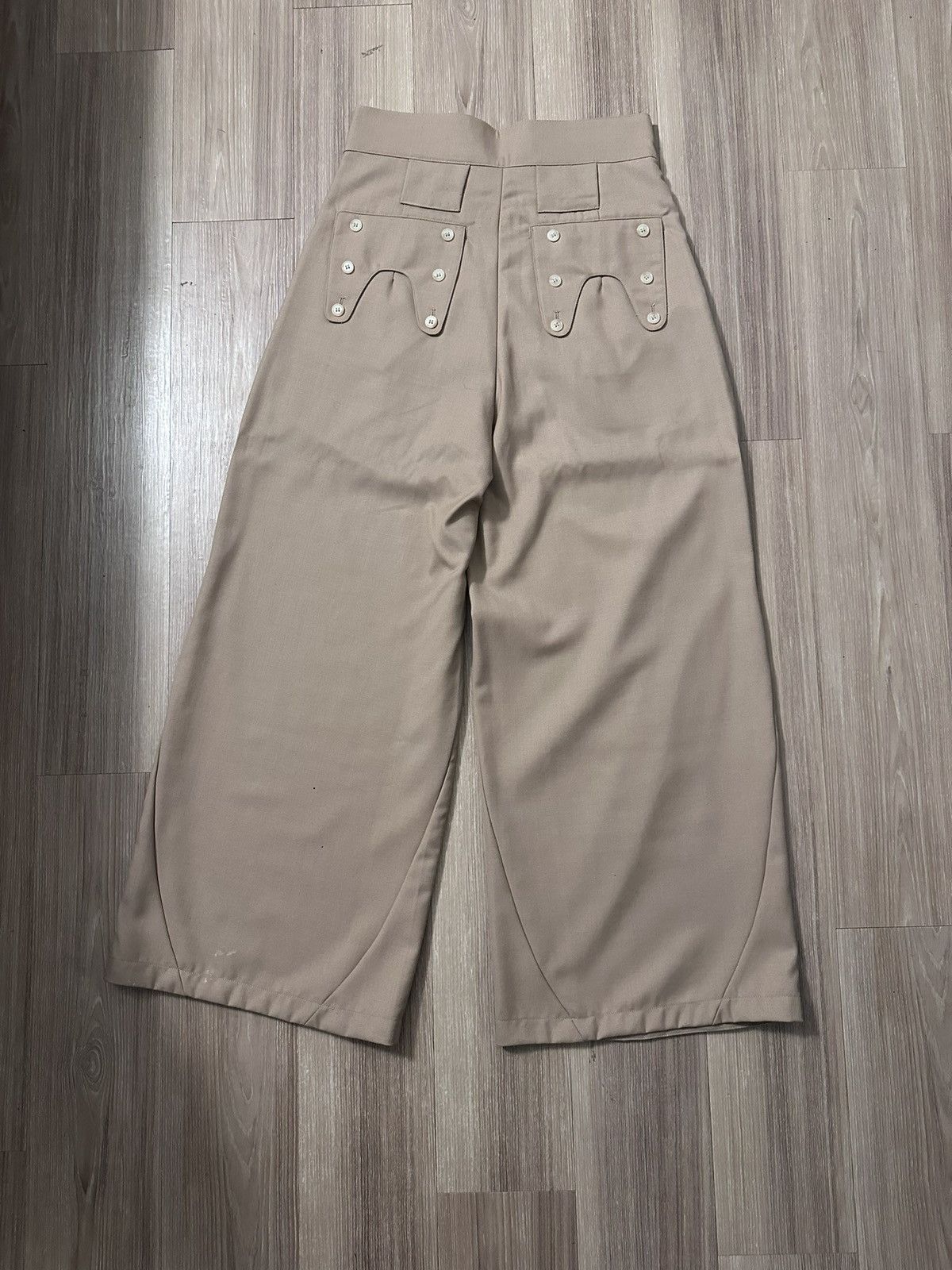 Other Neaux Doubt Western Arc Pleated Trousers Mocha Size US 30 / EU 46 - 6 Thumbnail