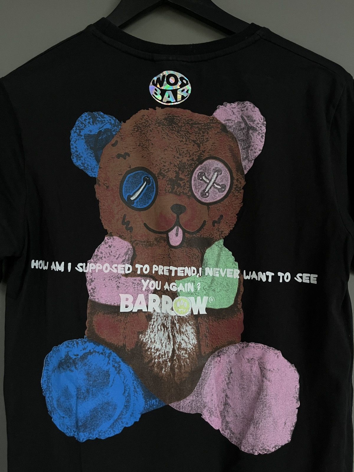 Barrow BARROW Dead Bear Streetwear T-shirt Size US S / EU 44-46 / 1 - 8 Thumbnail