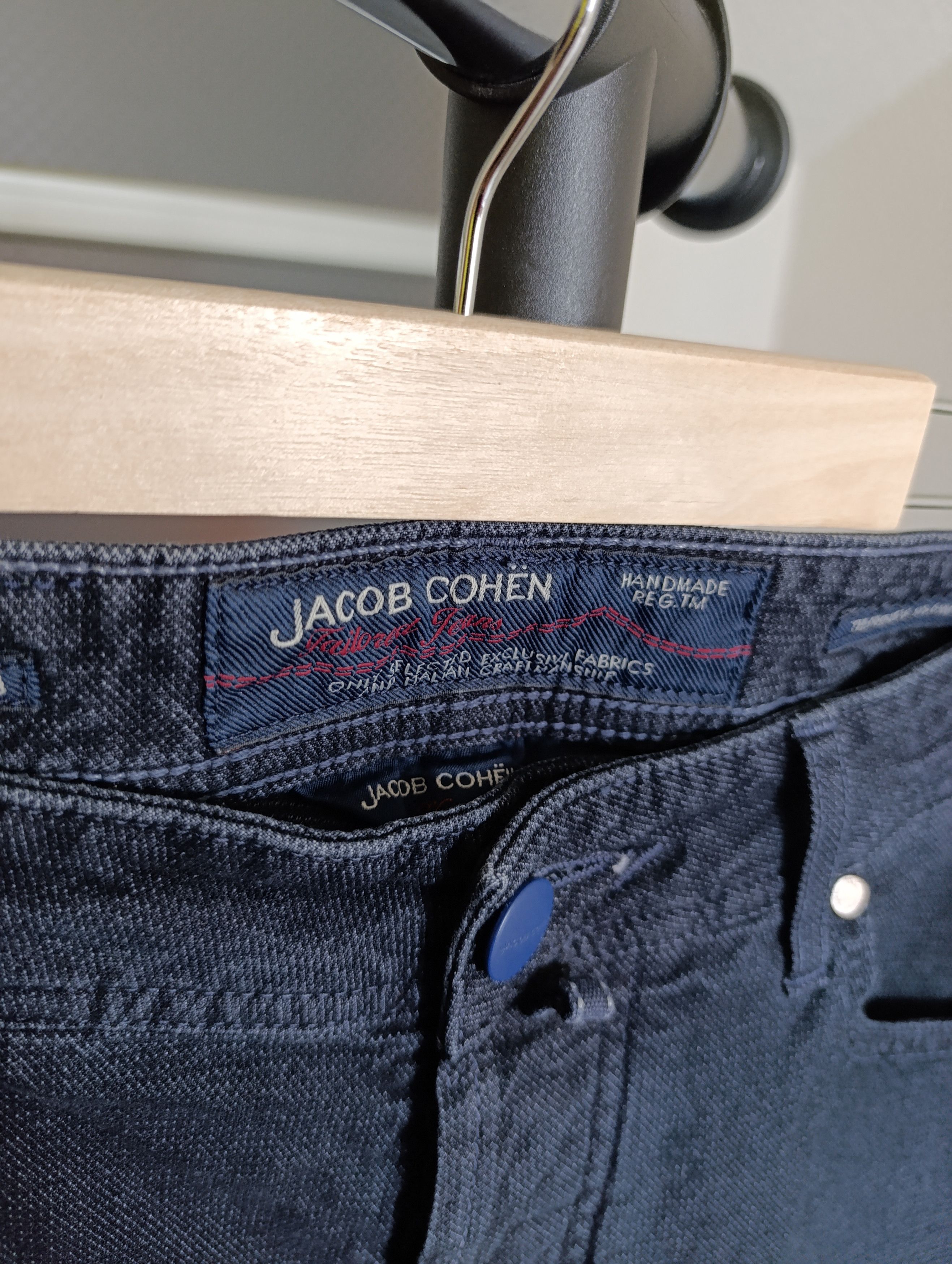 Designer JACOB COHEN HOSEN EXCLUSIVE ITALIAN JEANS J688 COMF PANTS Size US 31 - 12 Thumbnail