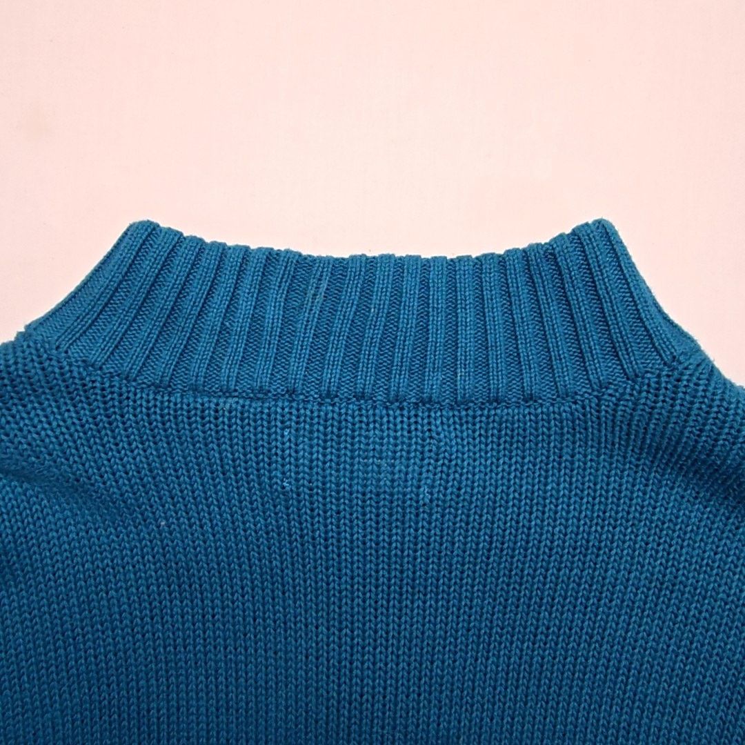 Chaps Chaps Quarter 1/4 Zip Sweater Blue Pullover XL Knitwear Size US XL / EU 56 / 4 - 12 Thumbnail