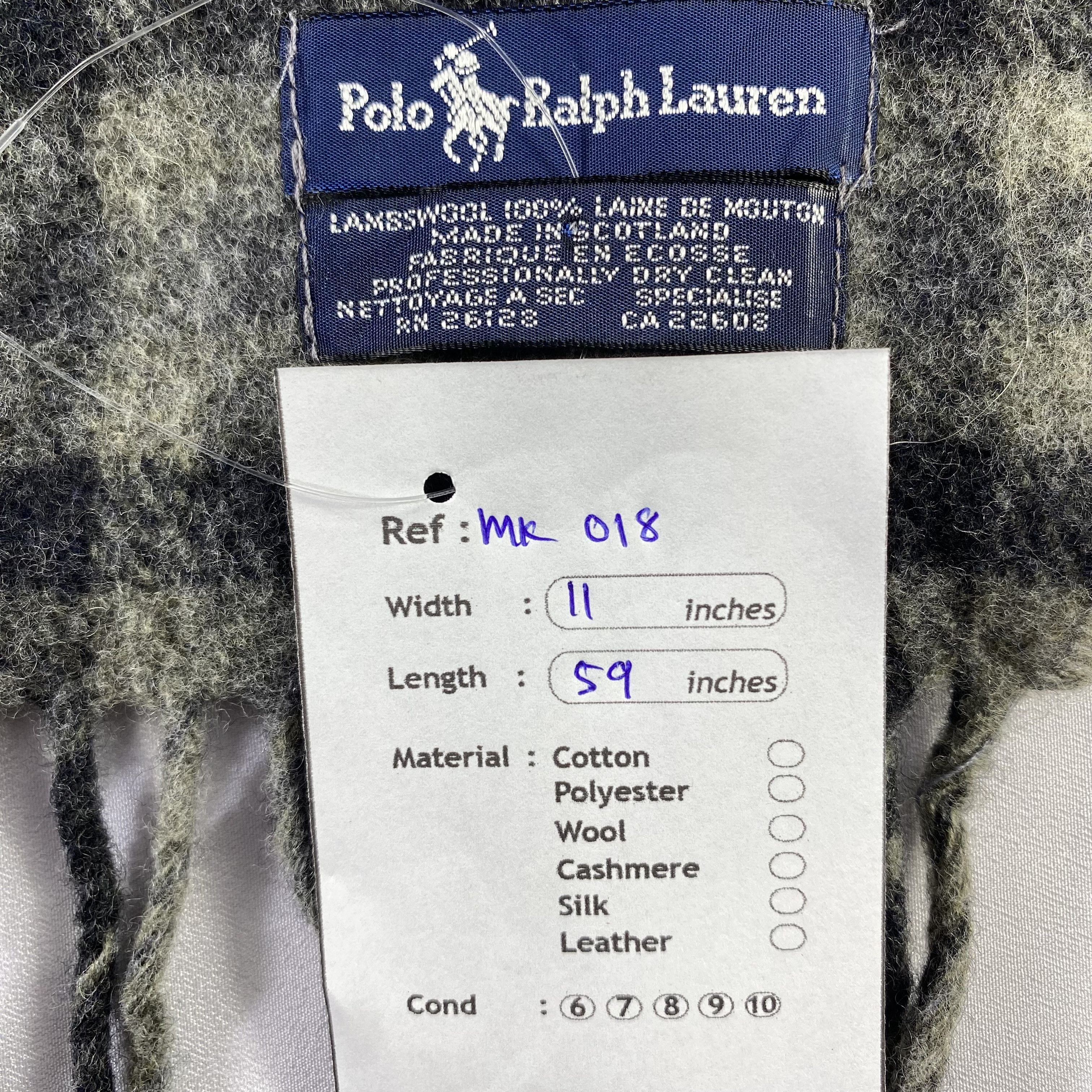 Polo Ralph Lauren Polo Ralph Lauren Scarf Plaid Neck Wrap Wool Muffler Size ONE SIZE - 6 Thumbnail