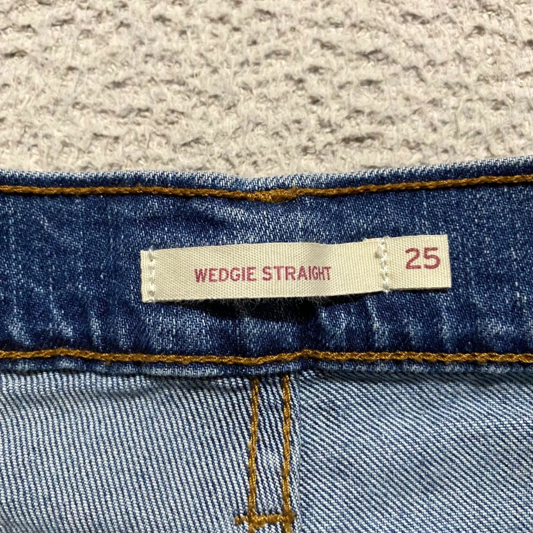 Levi's Levi's Wedgie Fit Jeans Blue Denim 25 Jeans Regular 90s Vintage Womens Size 25 Medium Wash 5-Pocket Button Fly Size 42" / US 20 - 4 Thumbnail