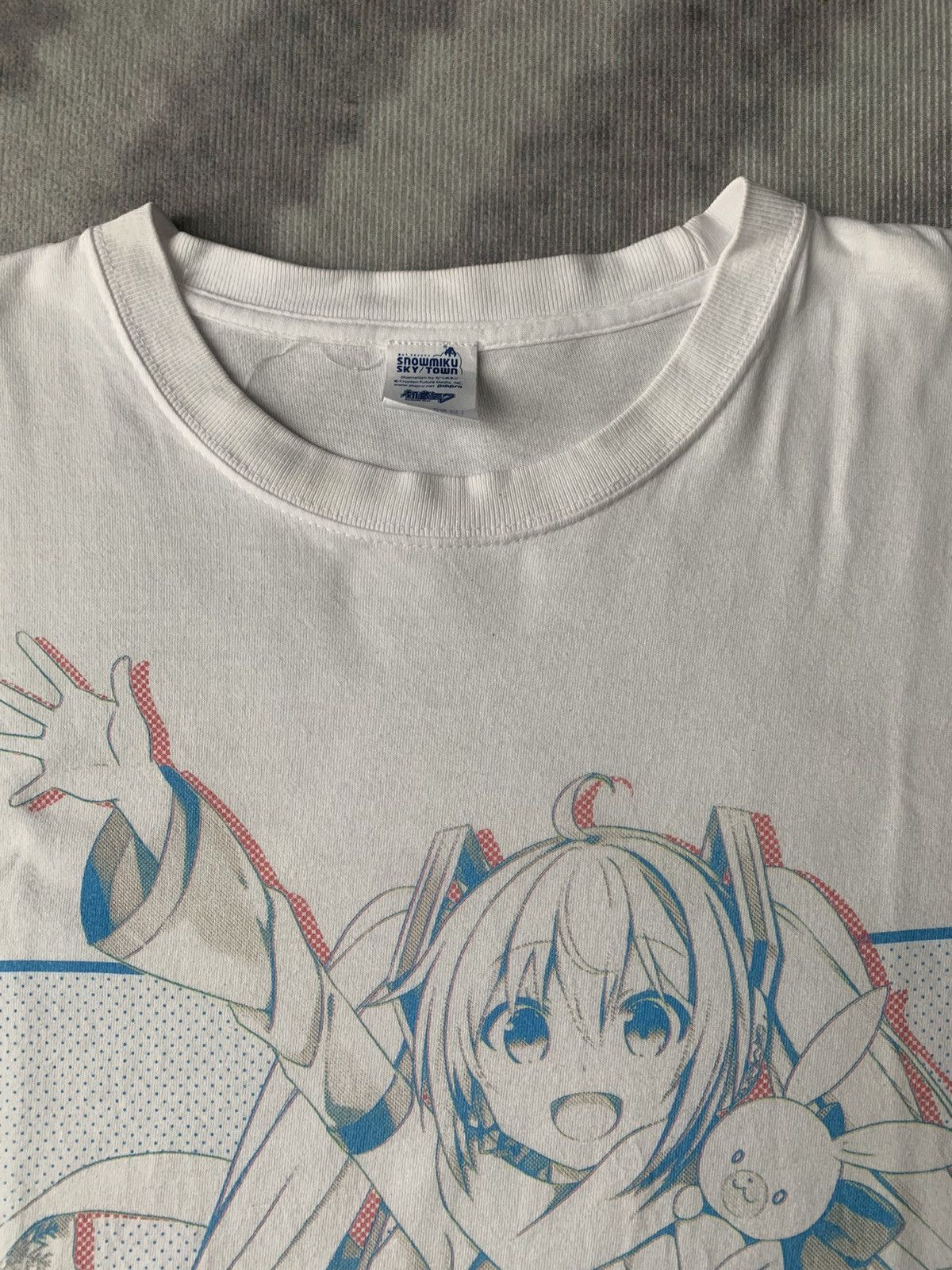 Anime × Japanese Brand Hatsune Miku Snow Miku Anime Tshirt Size US XL / EU 56 / 4 - 3 Thumbnail
