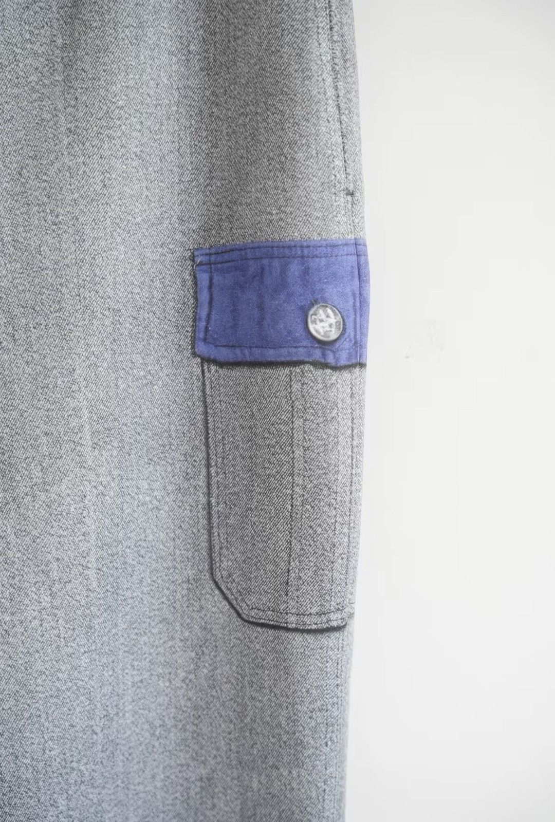 Yohji Yamamoto Yohji Yamamoto 15SS Fake Pocket Grey Trousers J4 Size US 32 / EU 48 - 4 Thumbnail