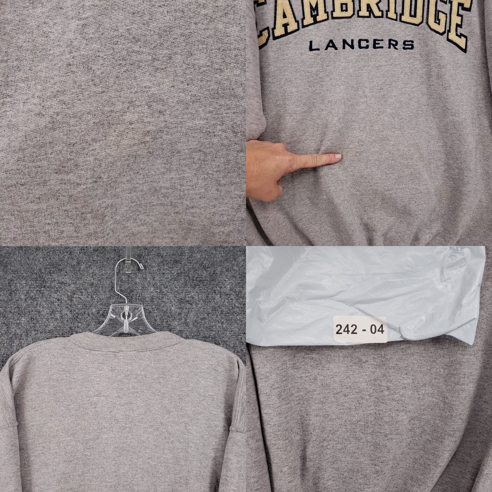 Vintage VINTAGE Neff Sweatshirt Mens L Large Gray Crew Neck Fleece Pullover Size US L / EU 52-54 / 3 - 9 Thumbnail