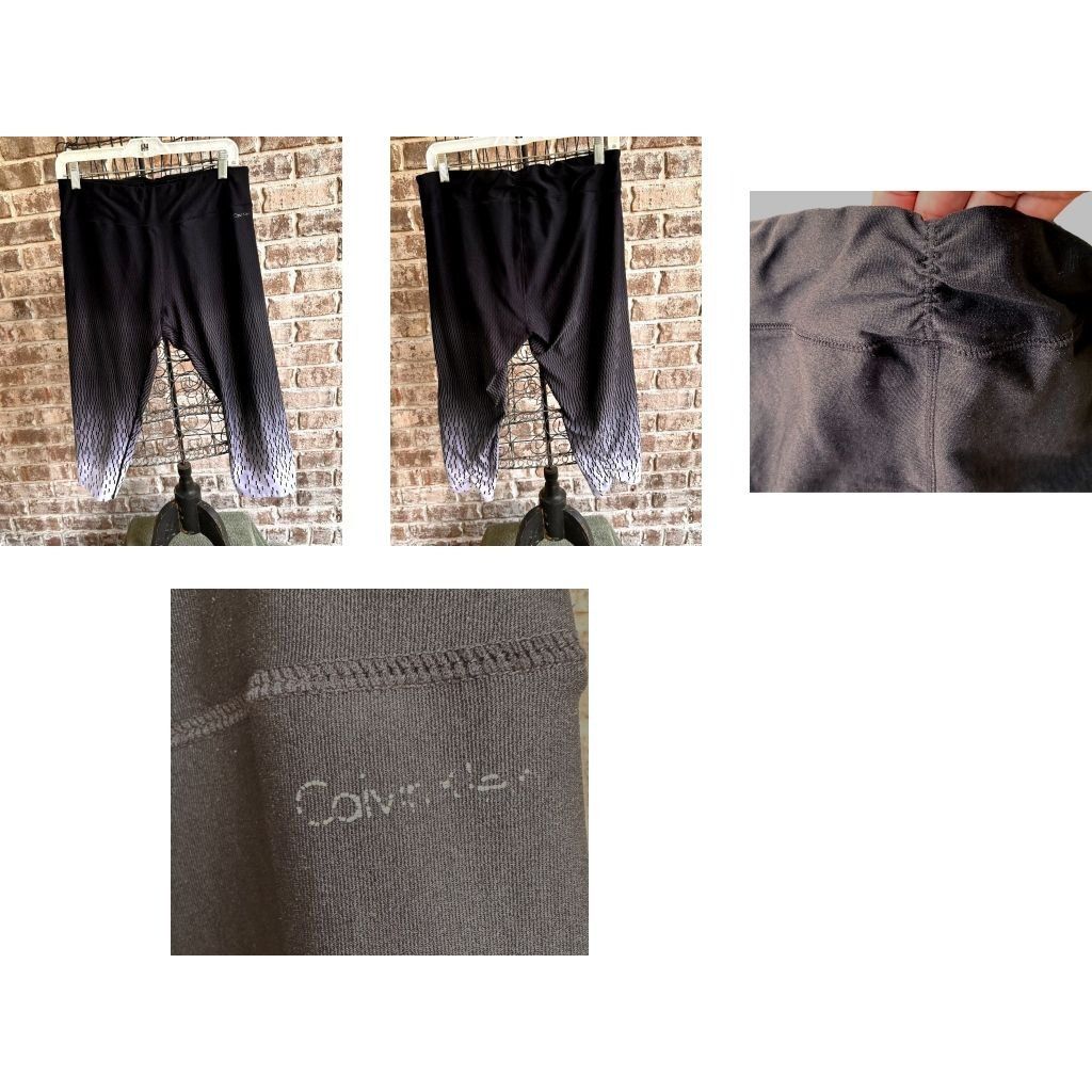Calvin Klein Calvin Klein Performance Leggings XL Wick Ombre Black Yoga P Size 30" / US 8 / IT 44 - 7 Thumbnail