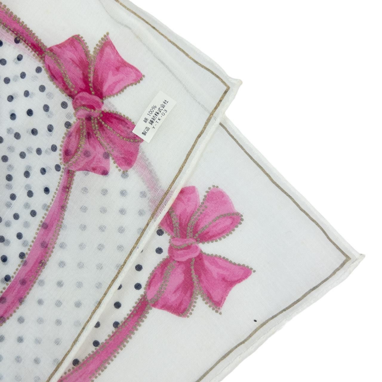 Dior Vintage Dior Polka Dot Silk Scarf Size ONE SIZE - 3 Thumbnail