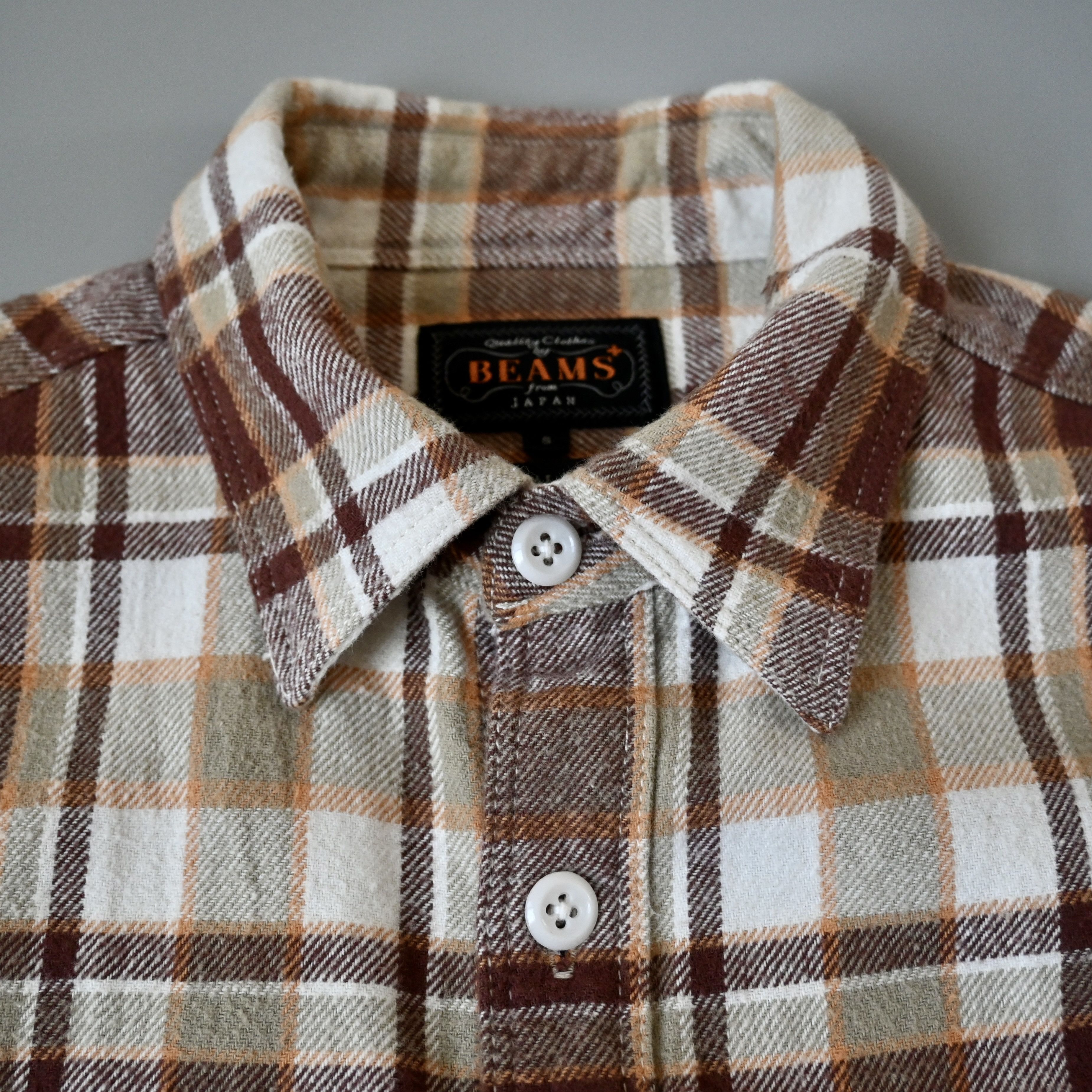 Beams Plus BEAMS PLUS plaid cotton flannel work shirt, S Size US S / EU 44-46 / 1 - 8 Thumbnail