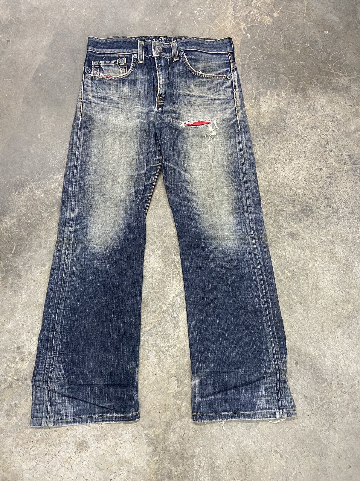 Edwin 🔥 Vintage Edwin Jeans distressed if six was nine Size US 32 / EU 48 - 1 Thumbnail