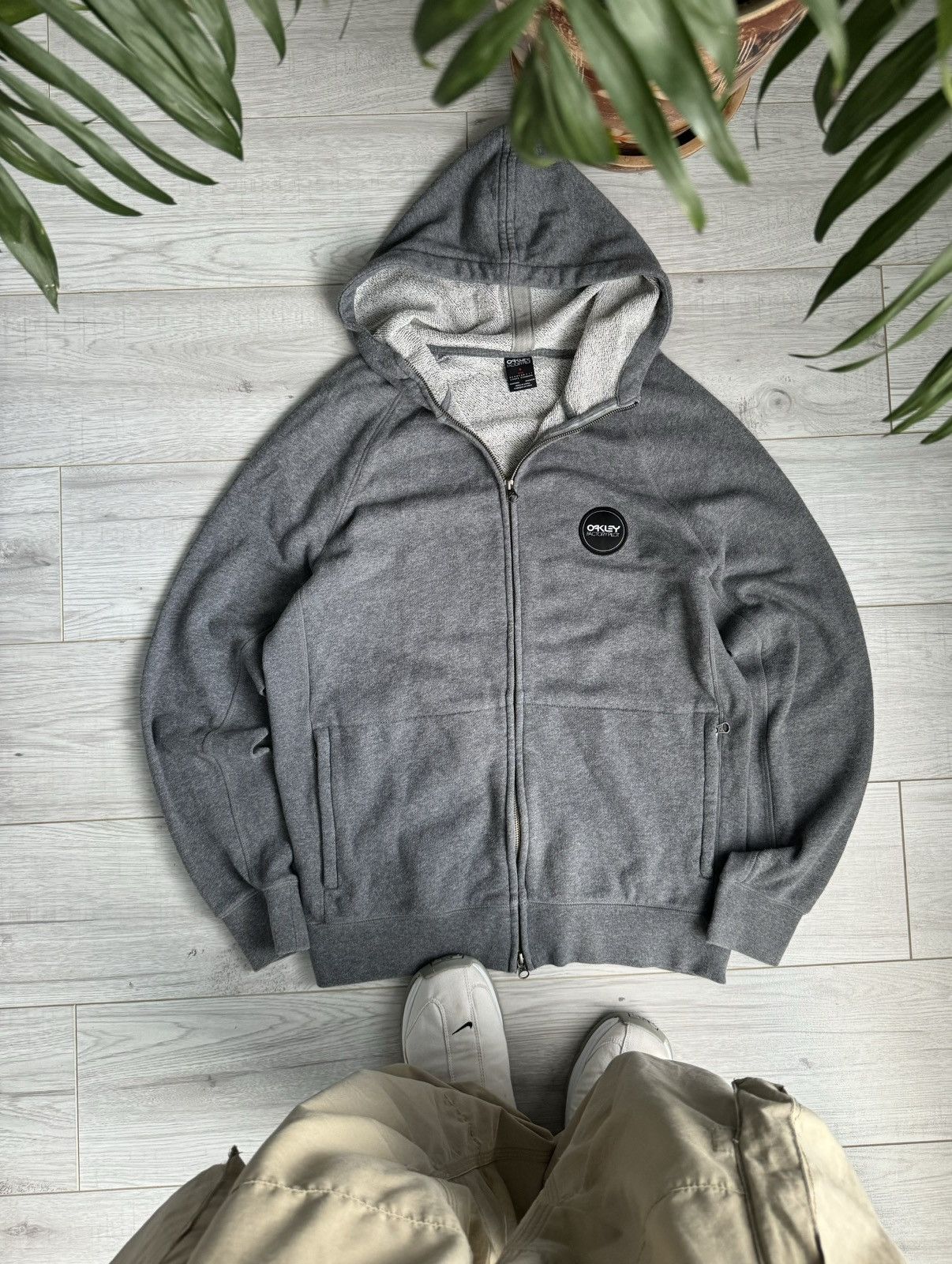 Oakley Vintage Oakley Zip Up Hoodie Factory Pilot Size US M / EU 48-50 / 2 - 1 Thumbnail