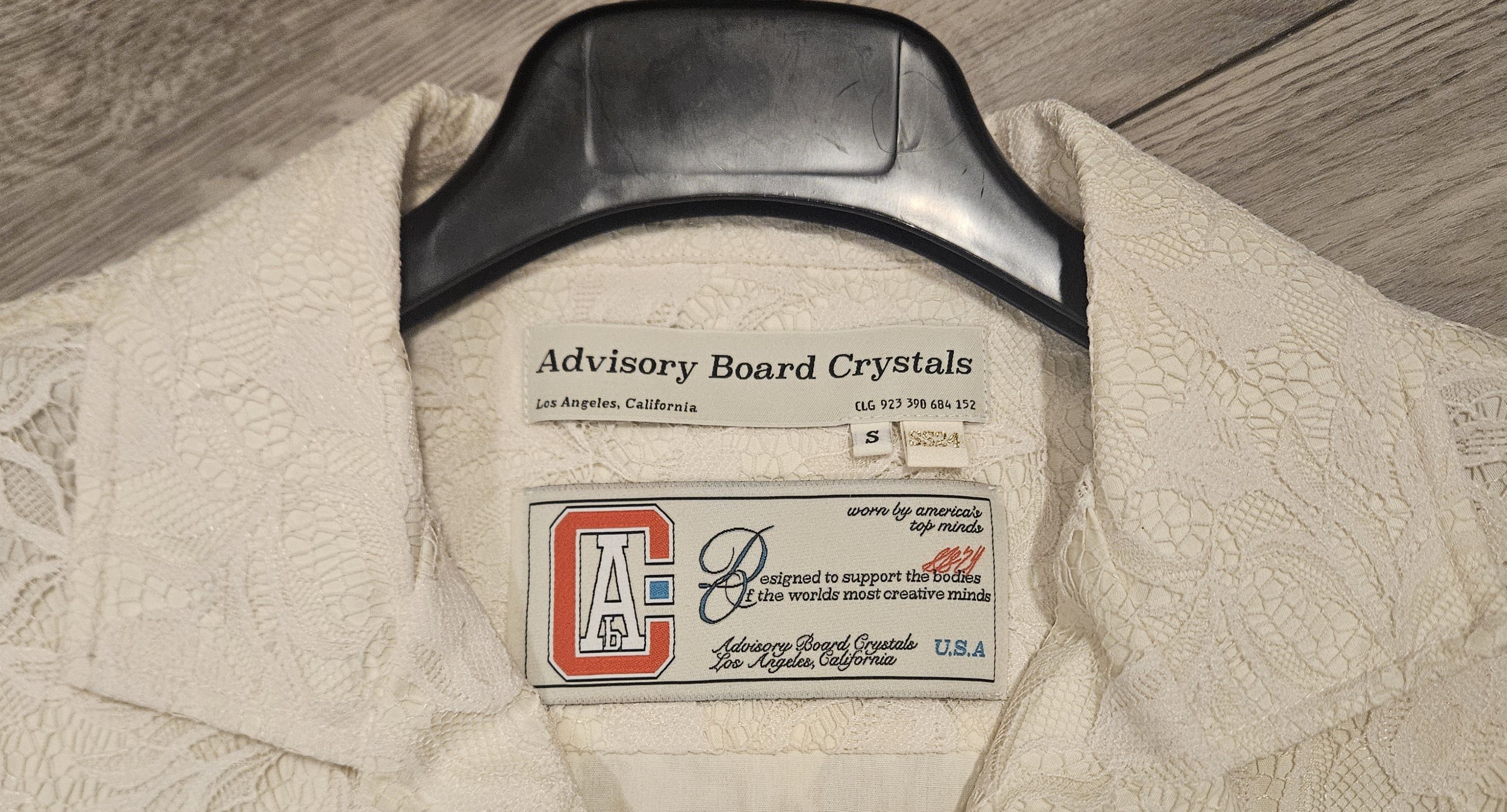 Advisory Board Crystals ABC Pacifist Camp Shirt (SS24) - Ecru Size US S / EU 44-46 / 1 - 5 Thumbnail