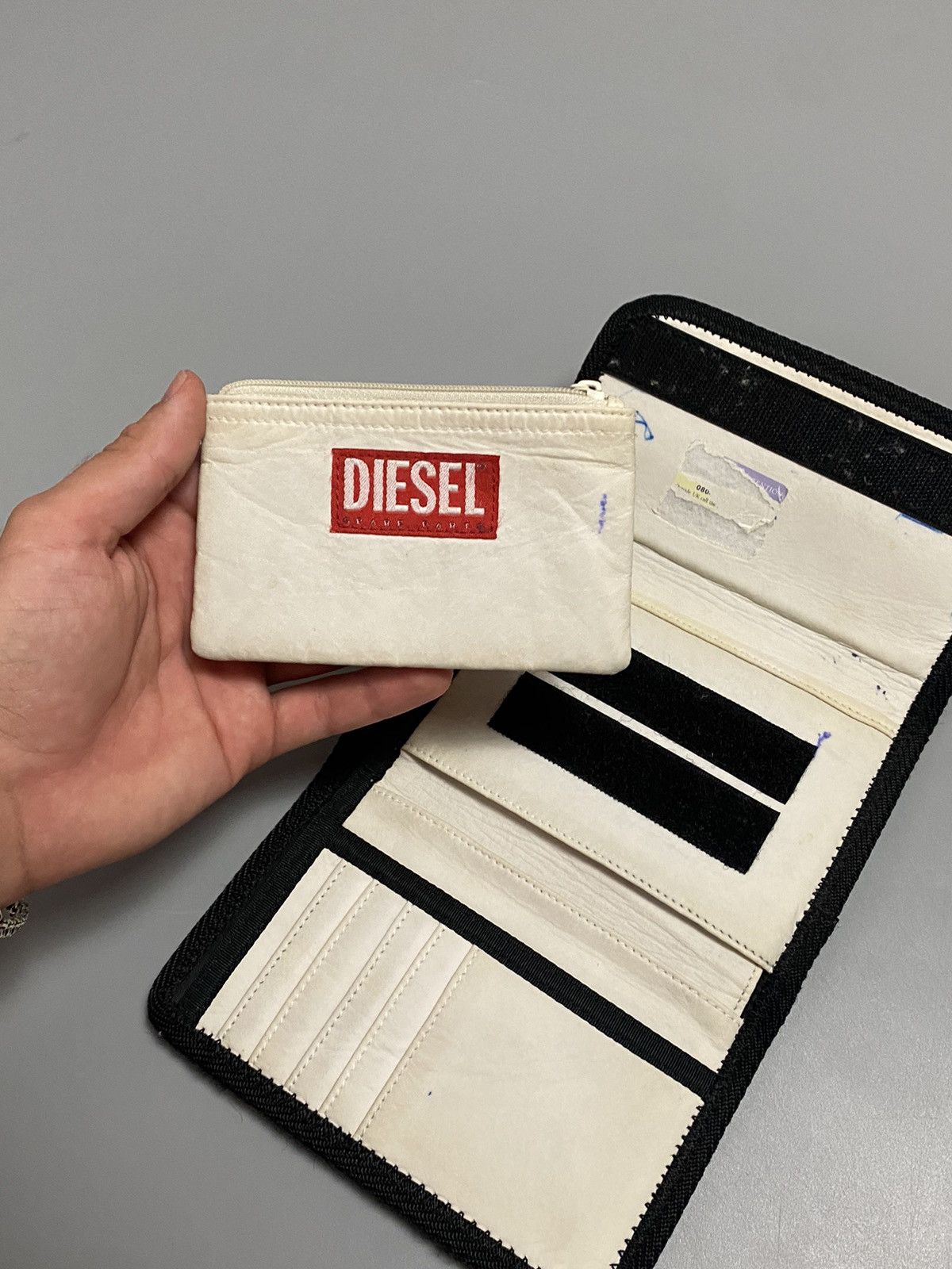 Diesel Diesel 2 in 1 vintage wallet coin holder Size ONE SIZE - 4 Thumbnail