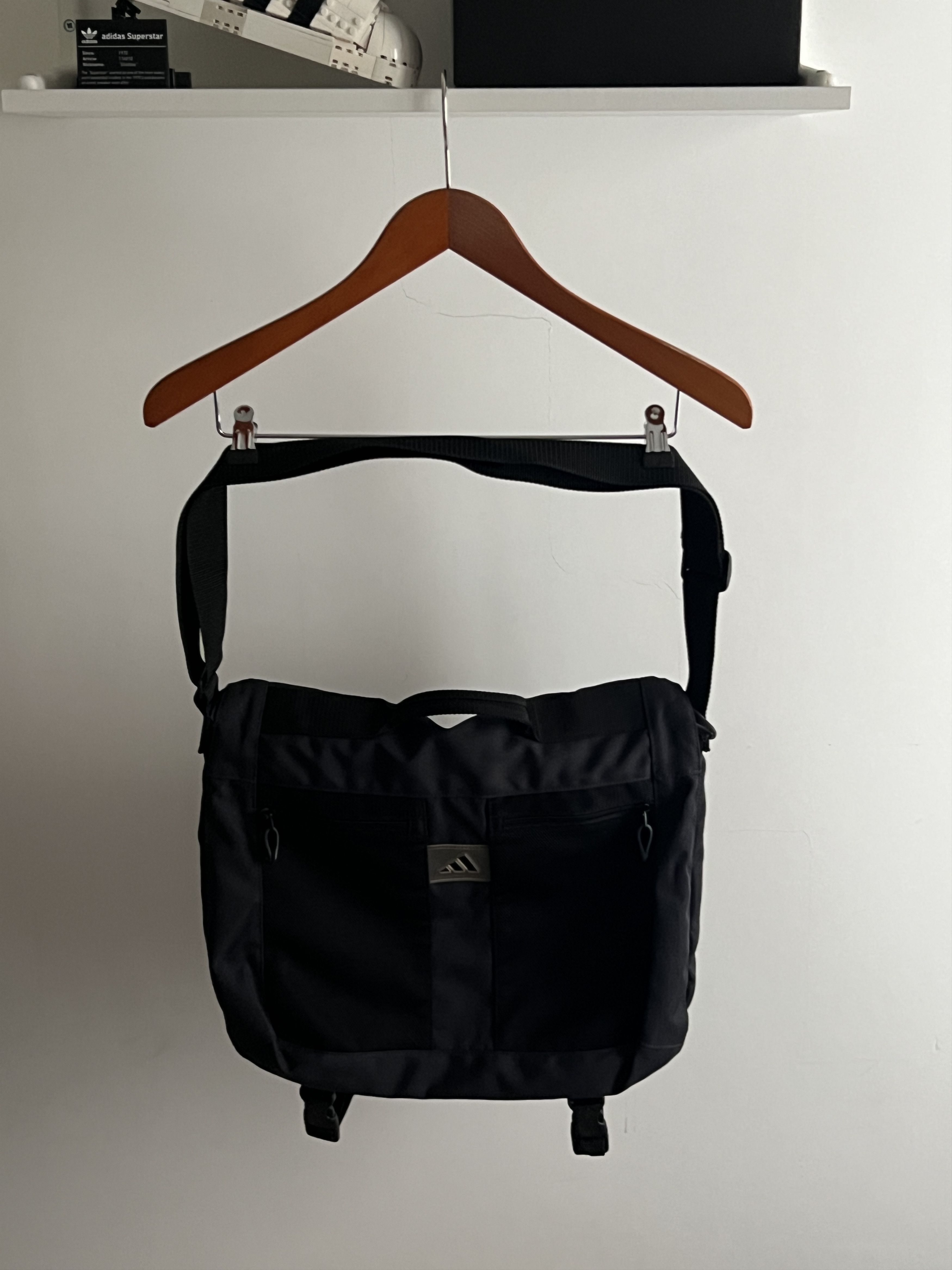 Adidas × Vintage Vintage 00s Adidas Avant Garde Y2K Drill Crossbody Bag Size ONE SIZE - 2 Thumbnail