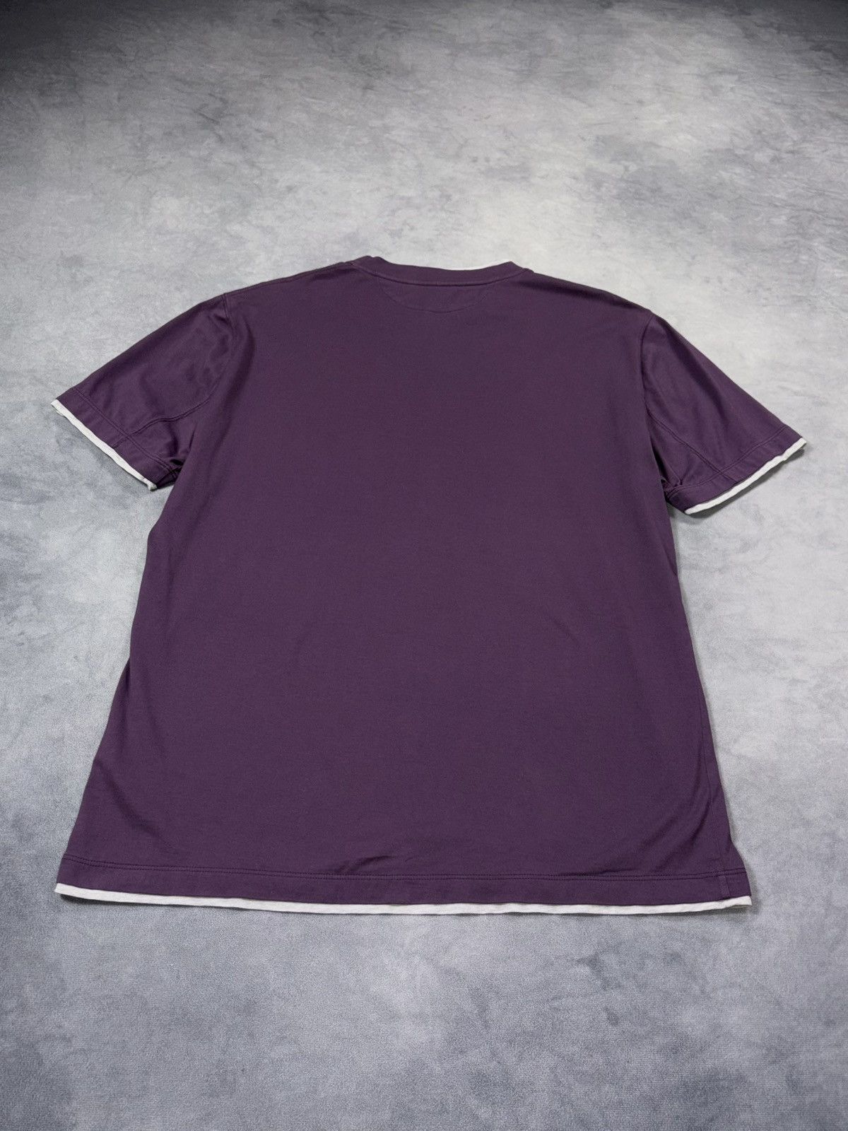 Brunello Cucinelli BRUNELLO CUCINELLI VINTAGE LUXURY LAYERED T SHIRT Size US XL / EU 56 / 4 - 8 Thumbnail