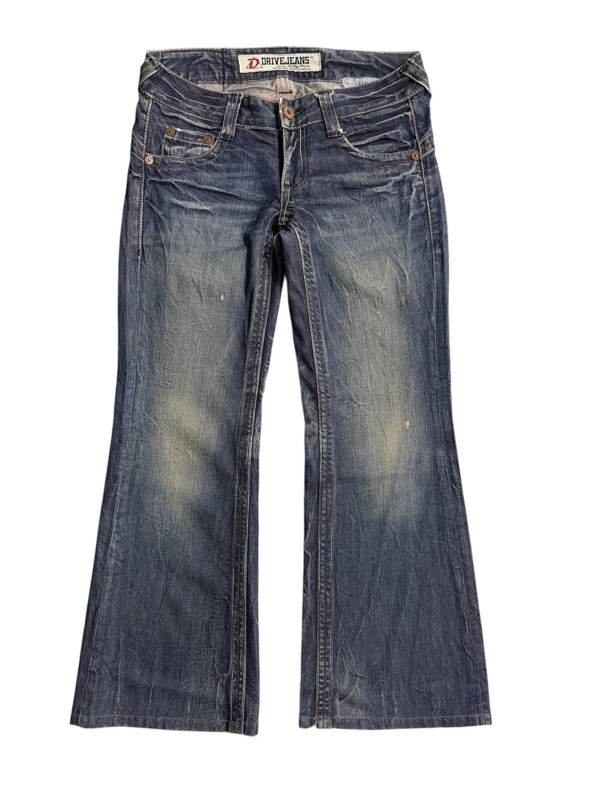 Japanese Brand DRIVE JEANS FLARED BOOTCUT JEANS Size 29" - 1 Thumbnail
