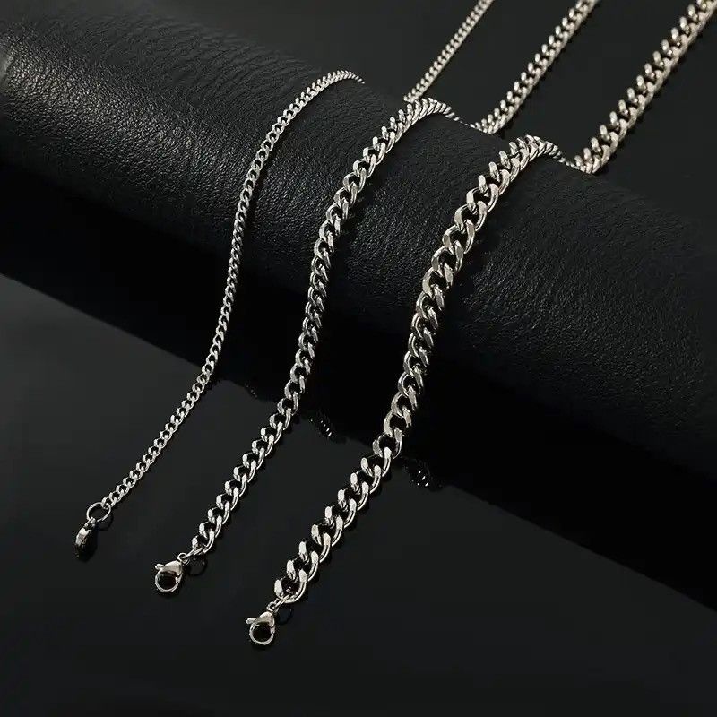 Jewelry Necklace Set For Both Men And Women Style Stainless Steel Size ONE SIZE - 2 Thumbnail