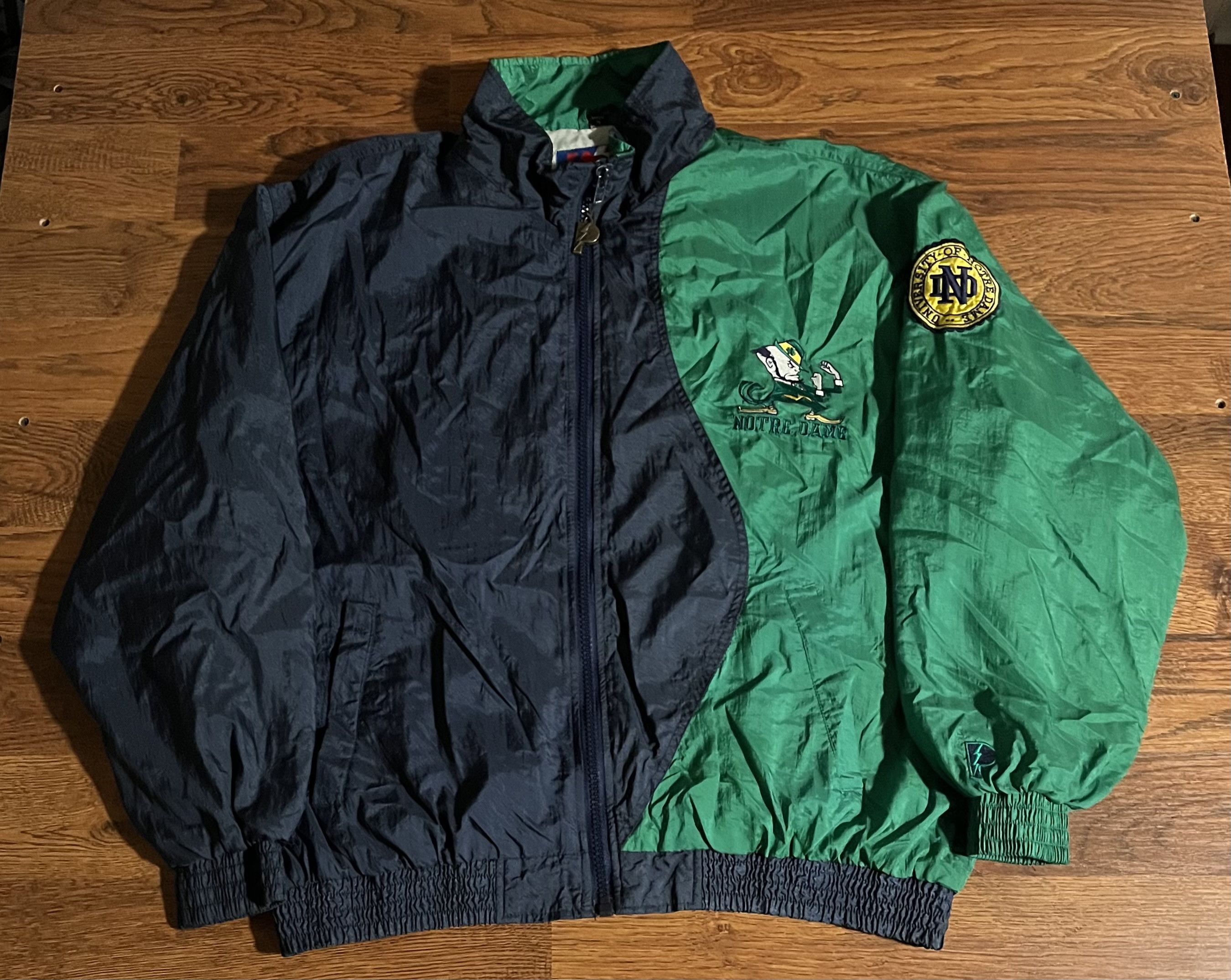 Pro Player Vintage Pro Player Notre Dame Fighting Irish Jacket 90s Size US XL / EU 56 / 4 - 1 Thumbnail