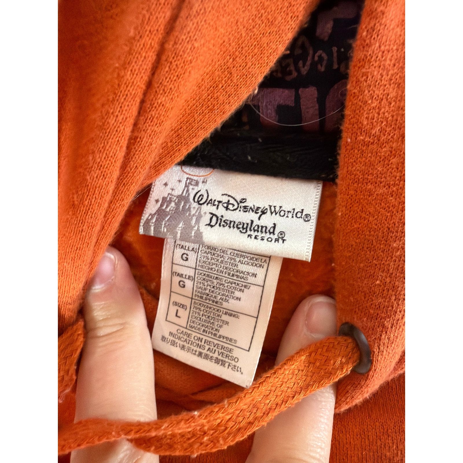 Disney Vintage Disney Hoodie Winnie Pooh Tigger Orange Sweatshirt Size L / US 10 / IT 46 - 3 Thumbnail