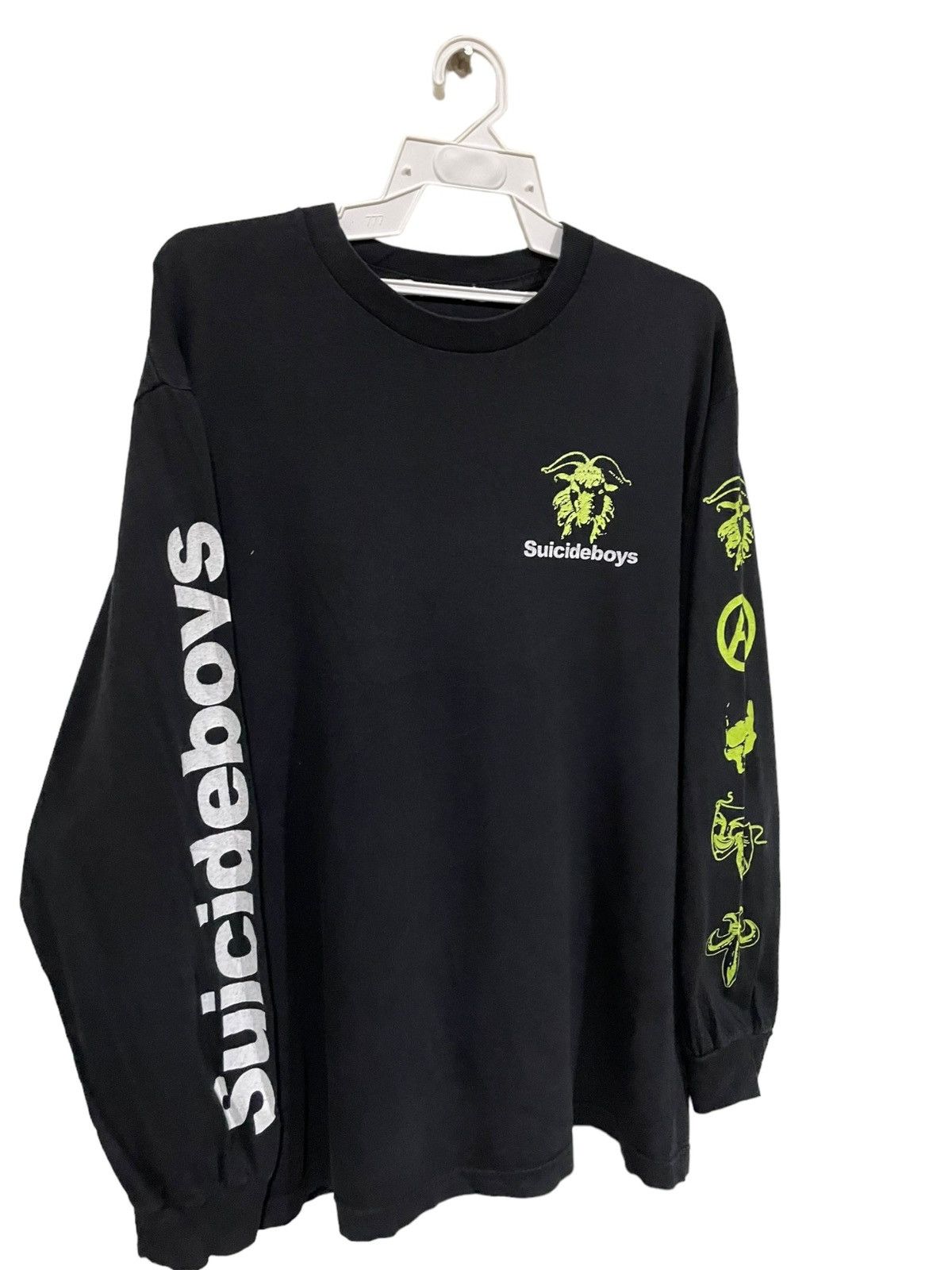 Fuck The Population Vintage Suicideboys Greyday Tour G59 Records Distressed Tee Size US L / EU 52-54 / 3 - 5 Thumbnail