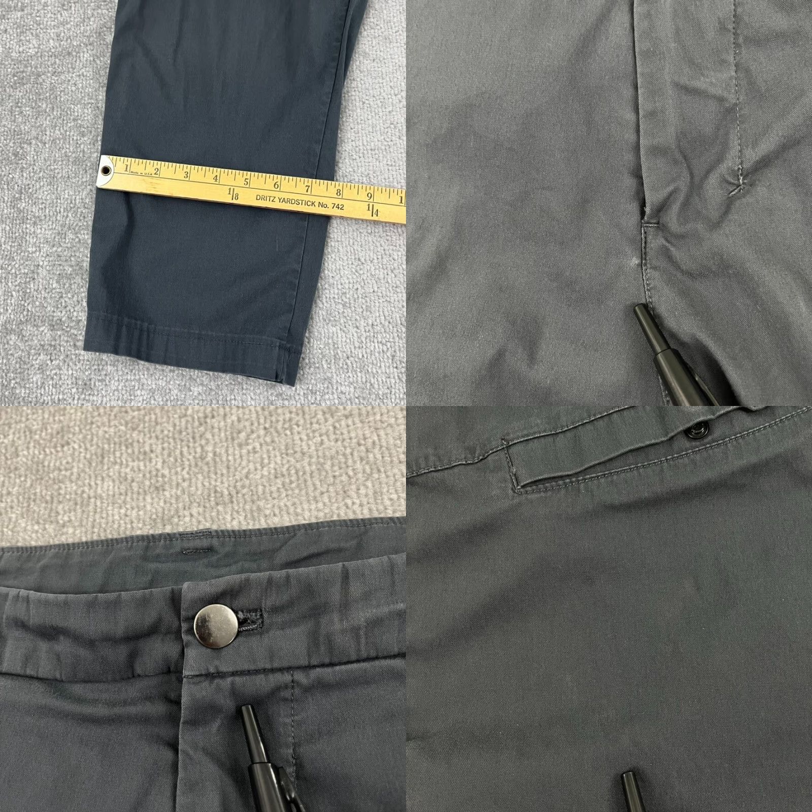 Lululemon LULULEMON Pants Mens 38x28 Gray Commission Classic Office Travel Chino 5-Pocket Classic Mens Size US 38 / EU 54 - 8 Thumbnail