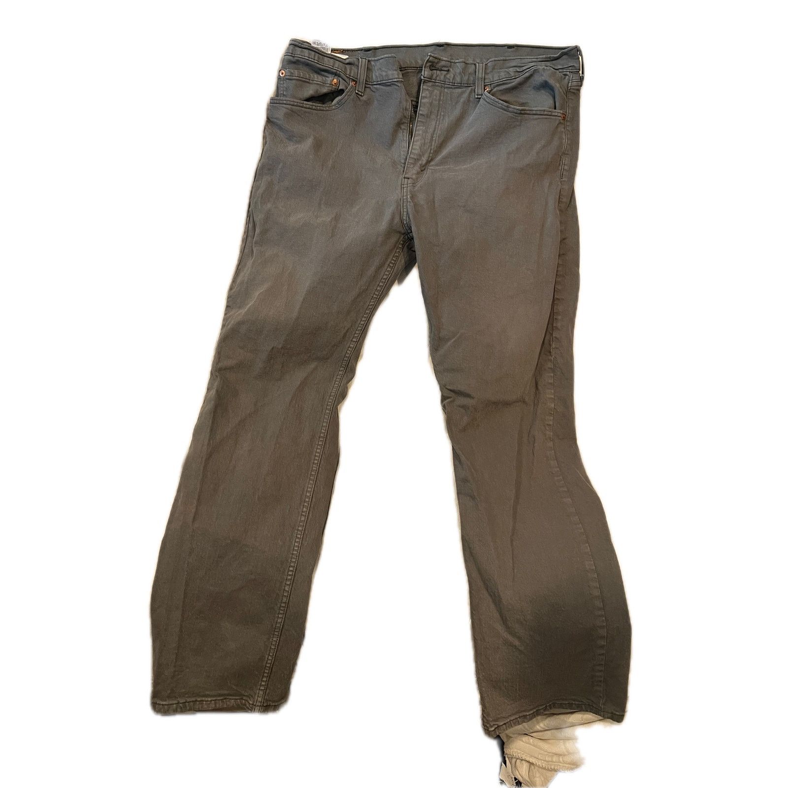 Levi's Levi's 505 Tan Regular Straight Leg Jeans Mens 38x32 Size US 38 / EU 54 - 1 Thumbnail