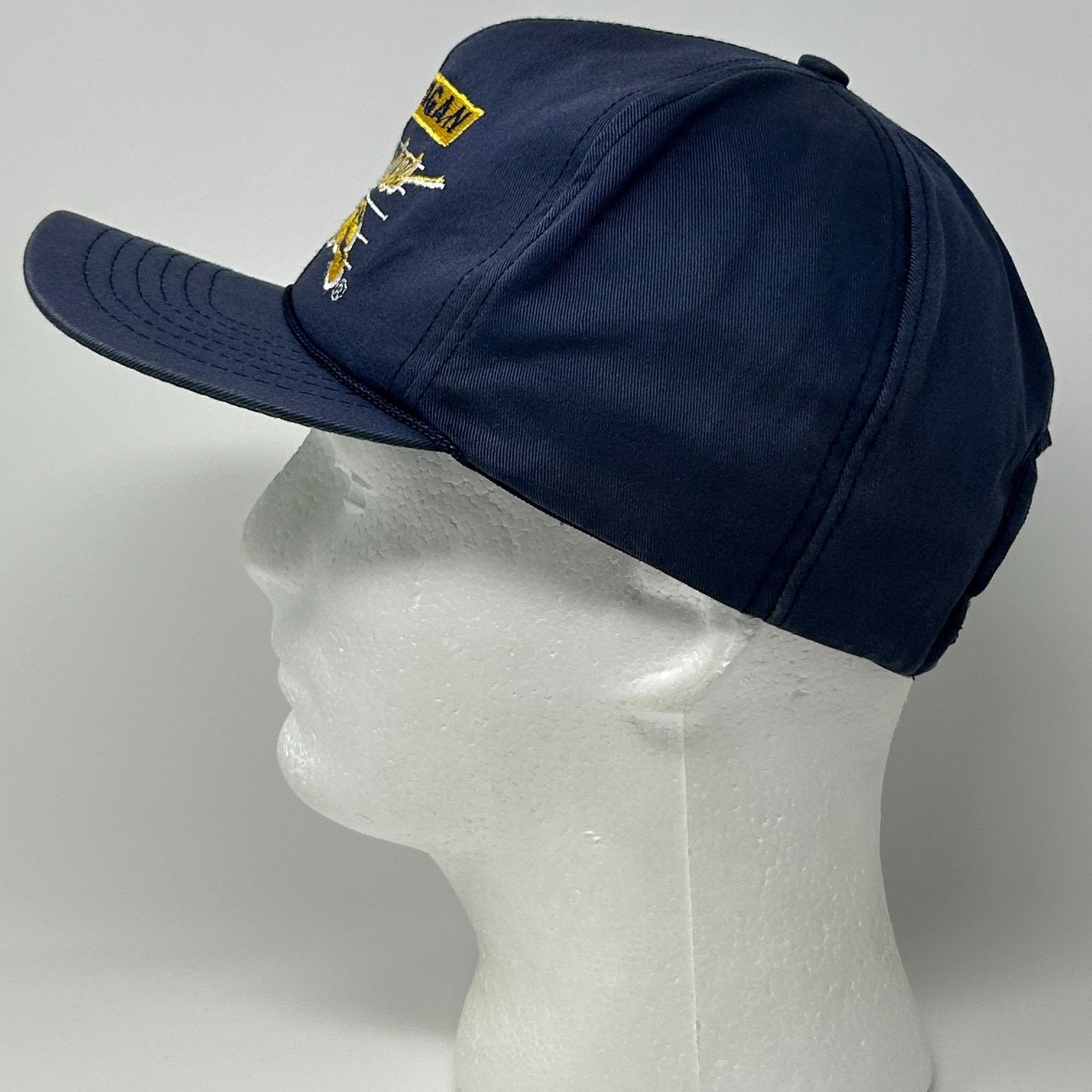 Vintage Vintage 90s Michigan Wolverines Cap Baseball Hat University Size ONE SIZE - 6 Thumbnail