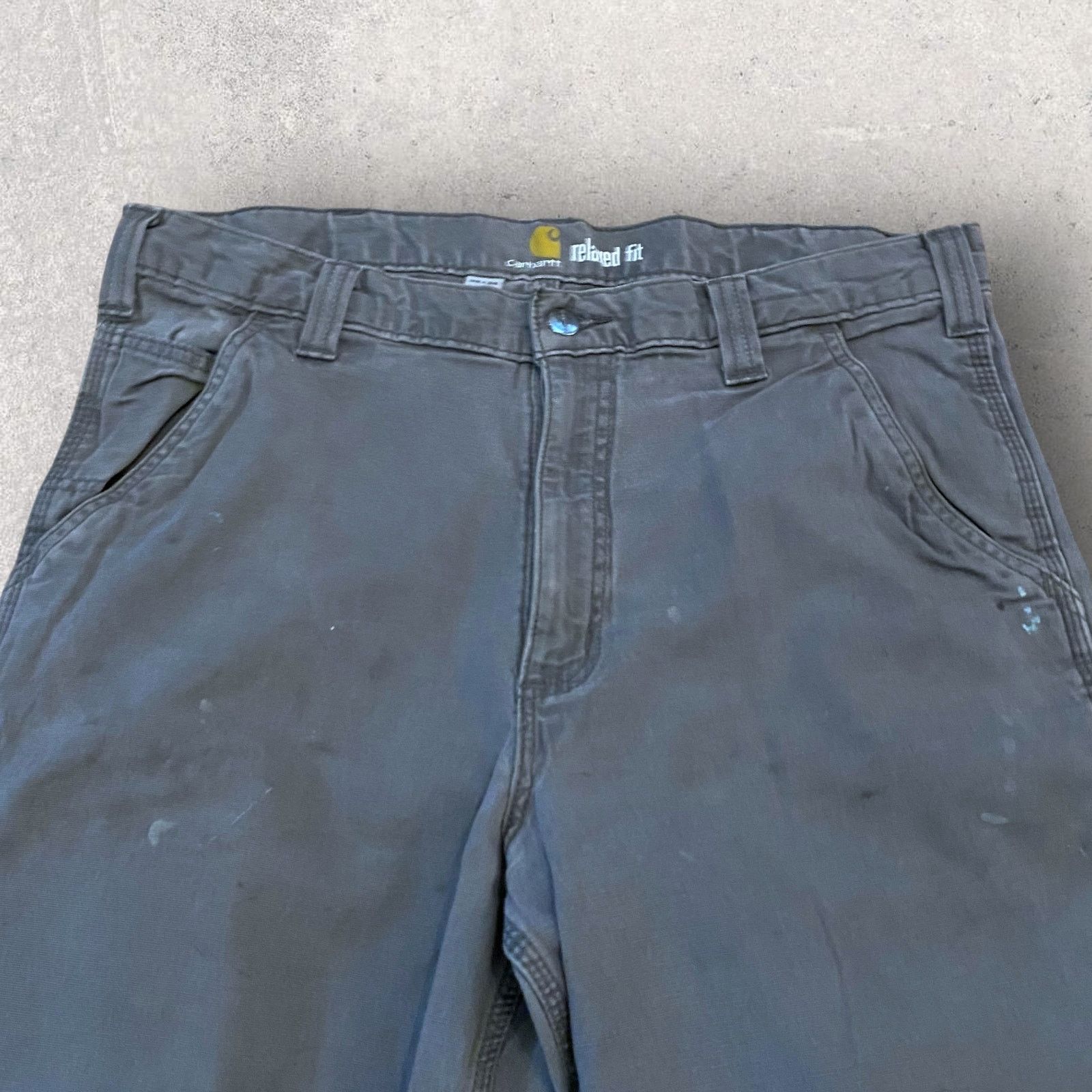 Carhartt Carhartt Relaxed Fit Utility Work Carpenter Pants Faded Gray Size US 34 / EU 50 - 3 Thumbnail