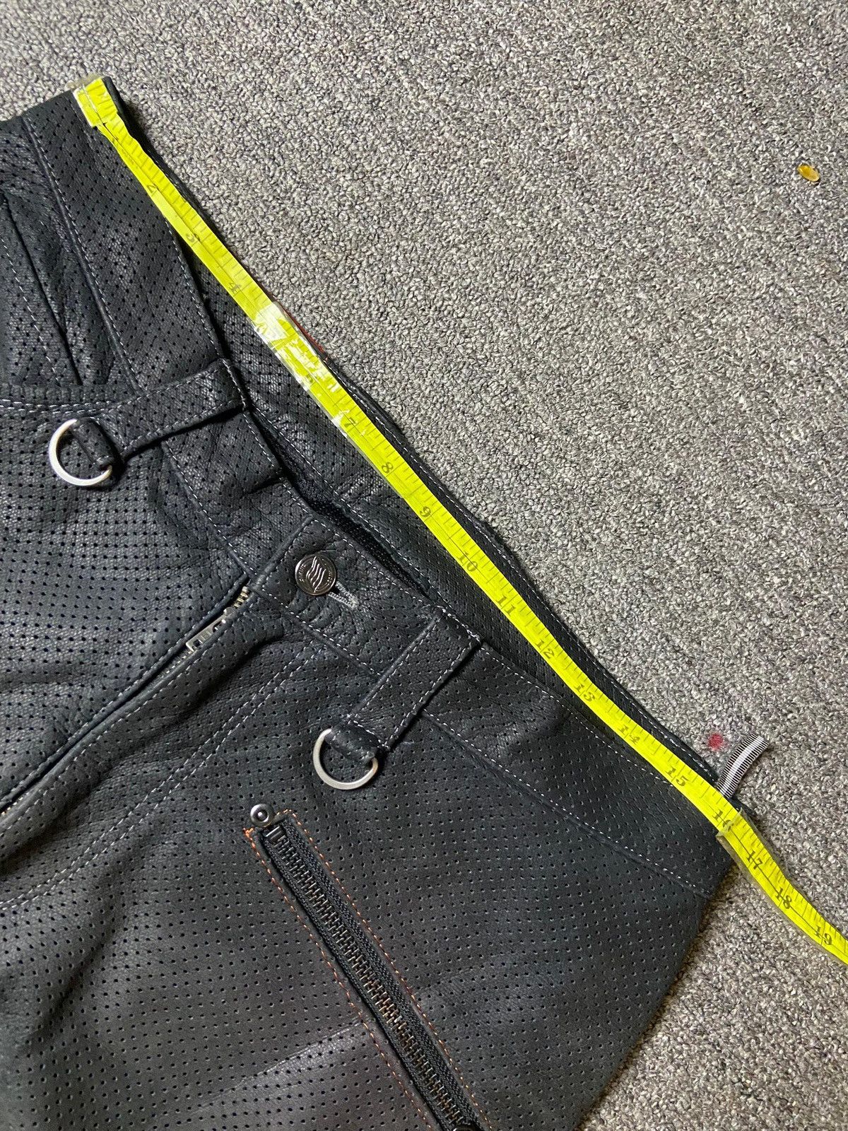 Japanese Brand × Seditionaries × Vintage D3O Japanese Brand Leather Pants (122) Size US 33 - 8 Thumbnail