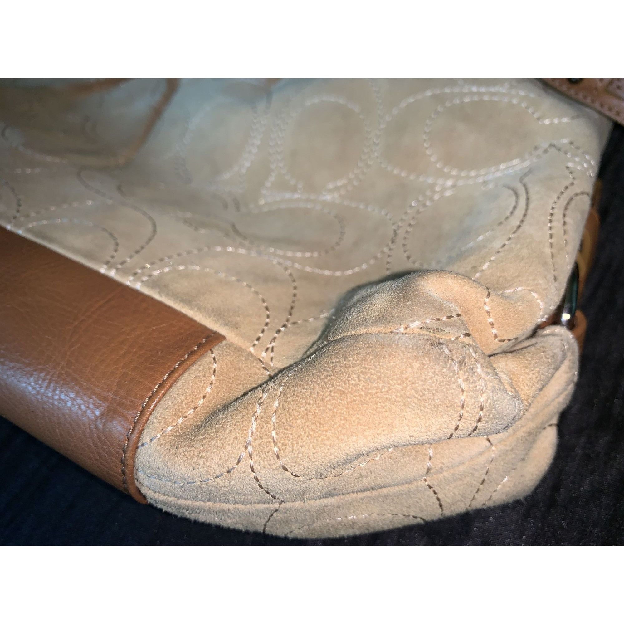 Coach Vintage Coach Convertible Two-way Suede Handbag Size ONE SIZE - 8 Thumbnail