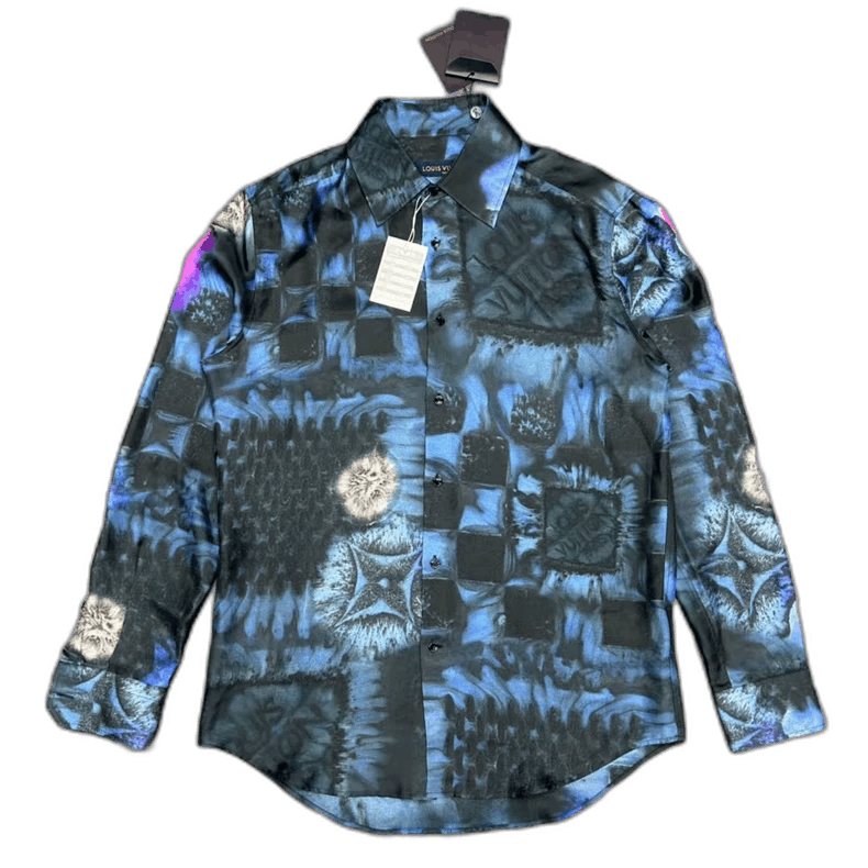 Louis Vuitton Louis Vuitton silk shirt m size Size US M / EU 48-50 / 2 - 1 Thumbnail