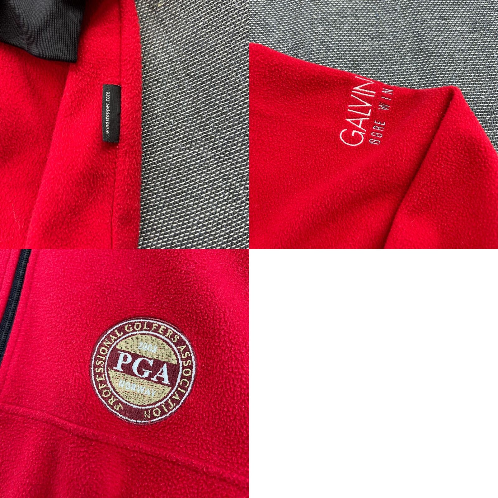 Galvin Green Galvin Green Windstopper Fleece Jacket Mens Large PGA 2008 Red Golf 1/4 Zip Size US L / EU 52-54 / 3 - 8 Thumbnail