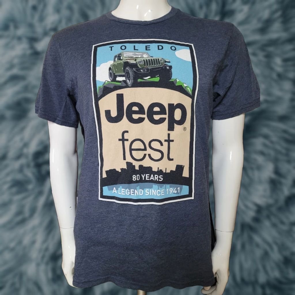 Jeep Toledo Jeep Fest 80 Years of Adventure T Shirt Large 2021 Nice Size US L / EU 52-54 / 3 - 1 Thumbnail