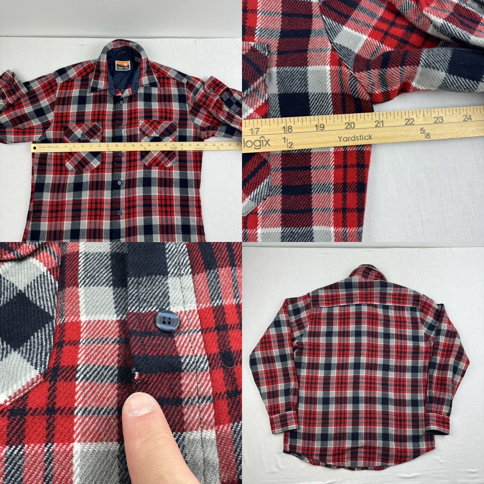 Vintage VINTAGE Ozark Trail Flannel Button-Up Shirt Adults M Red Plaid 90s Mens Size US M / EU 48-50 / 2 - 8 Thumbnail