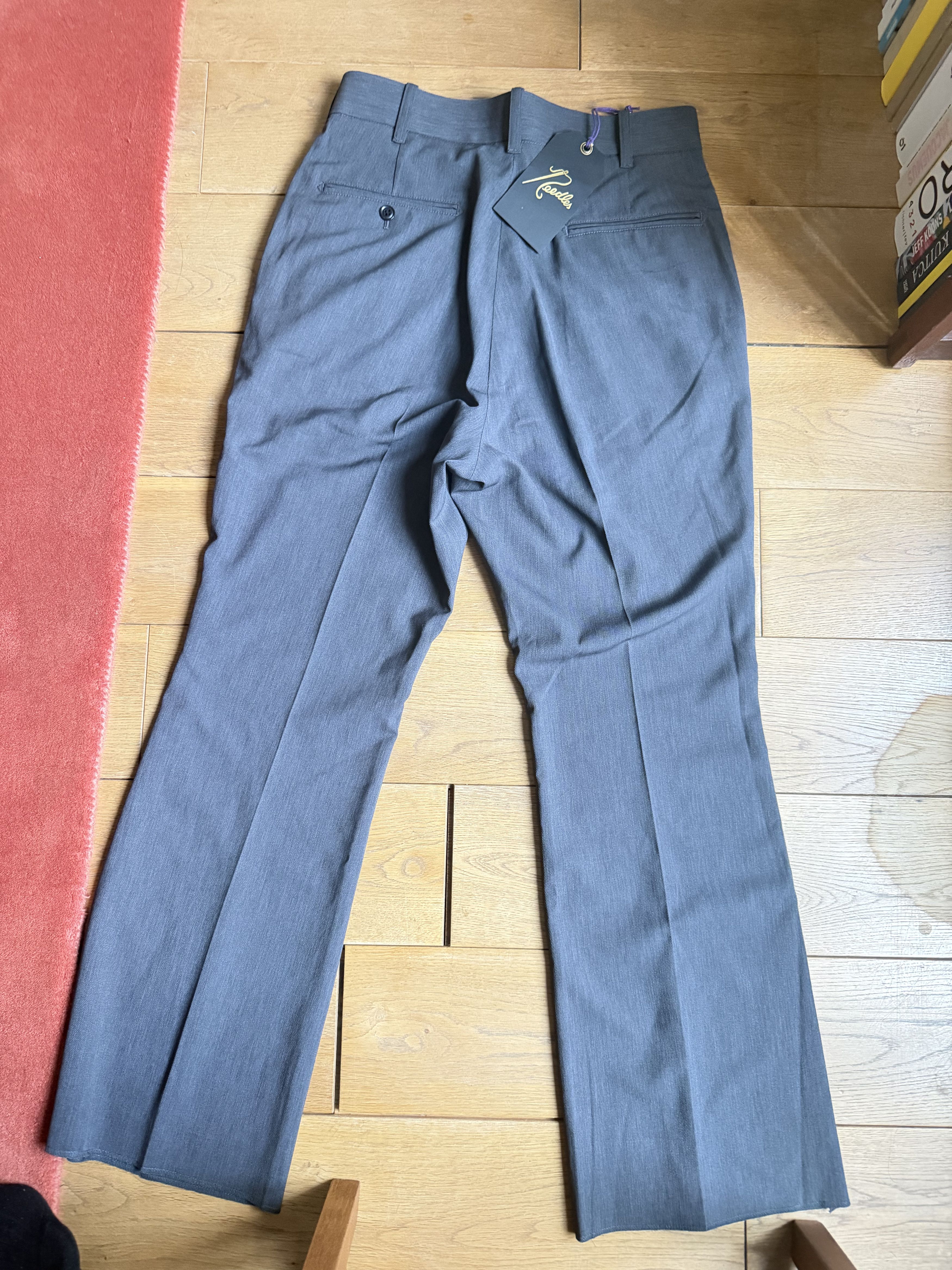 Needles Needles Boot Cut Trouser - Poly Twill - Grey Size US 31 - 4 Thumbnail