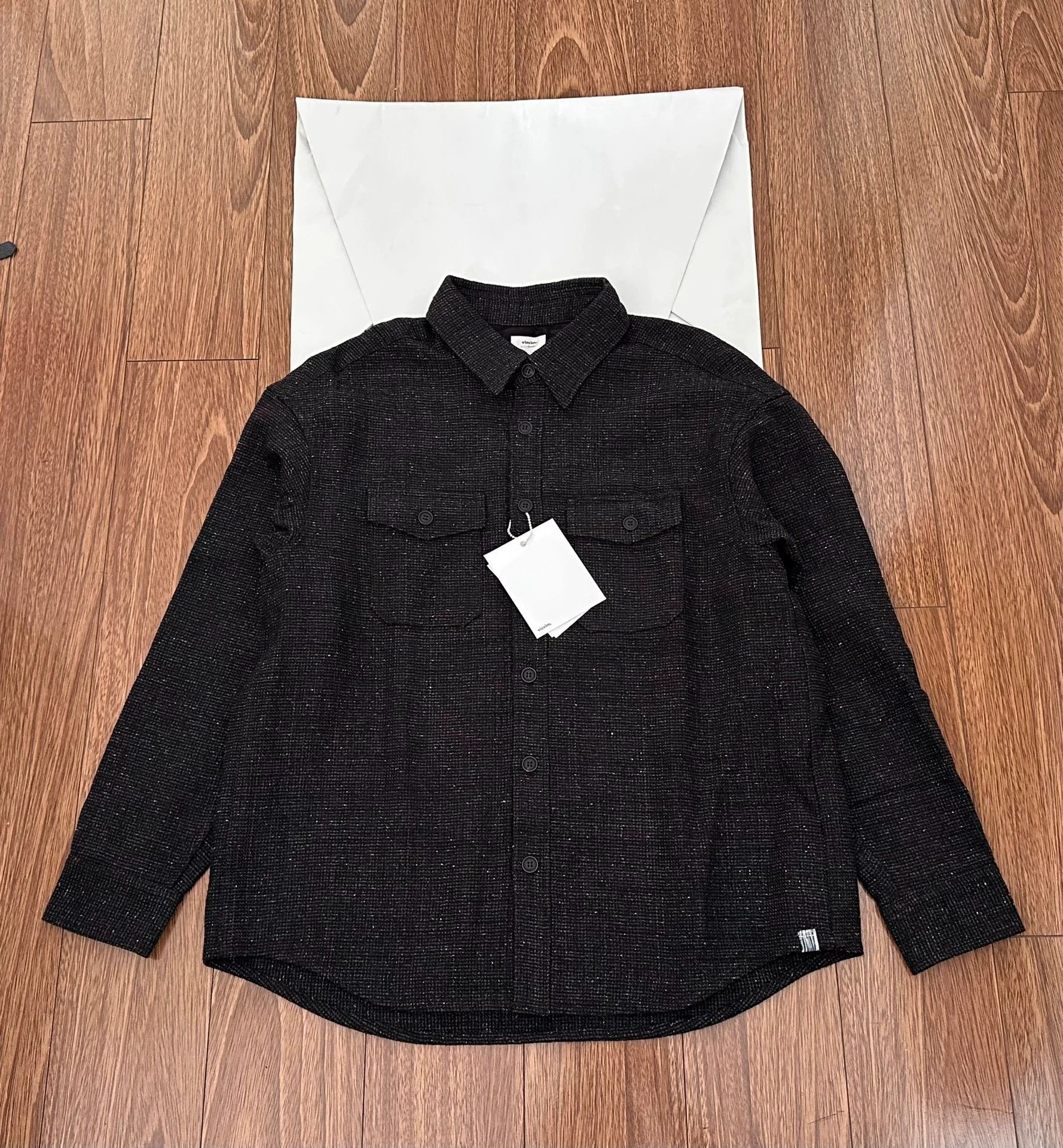 Visvim VISVIM LUMBER L/S TWEED Snowflake Wool Long Sleeve Shirt Size US S / EU 44-46 / 1 - 1 Thumbnail