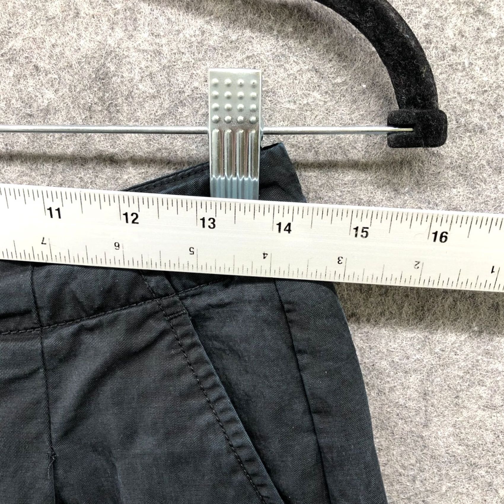 Gap Gap Wide-Leg Trousers Womens 4 Black Pleated Front High Rise Softsuit Lyocell Nylon Pants Size 27" / US 4 / IT 40 - 5 Thumbnail