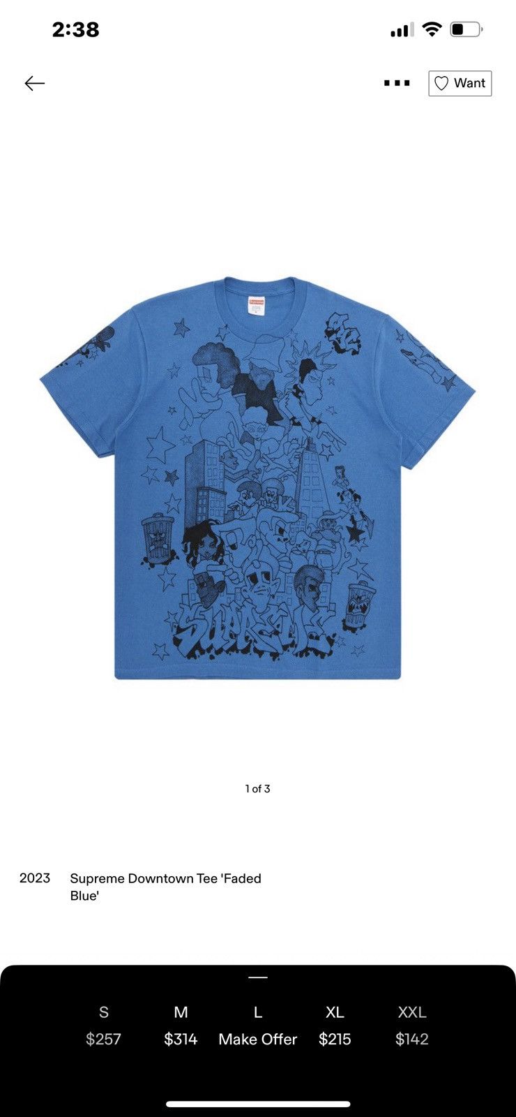 Supreme Supreme Est. 1994 Tee T-Shirt Turquoise Large L | Grailed