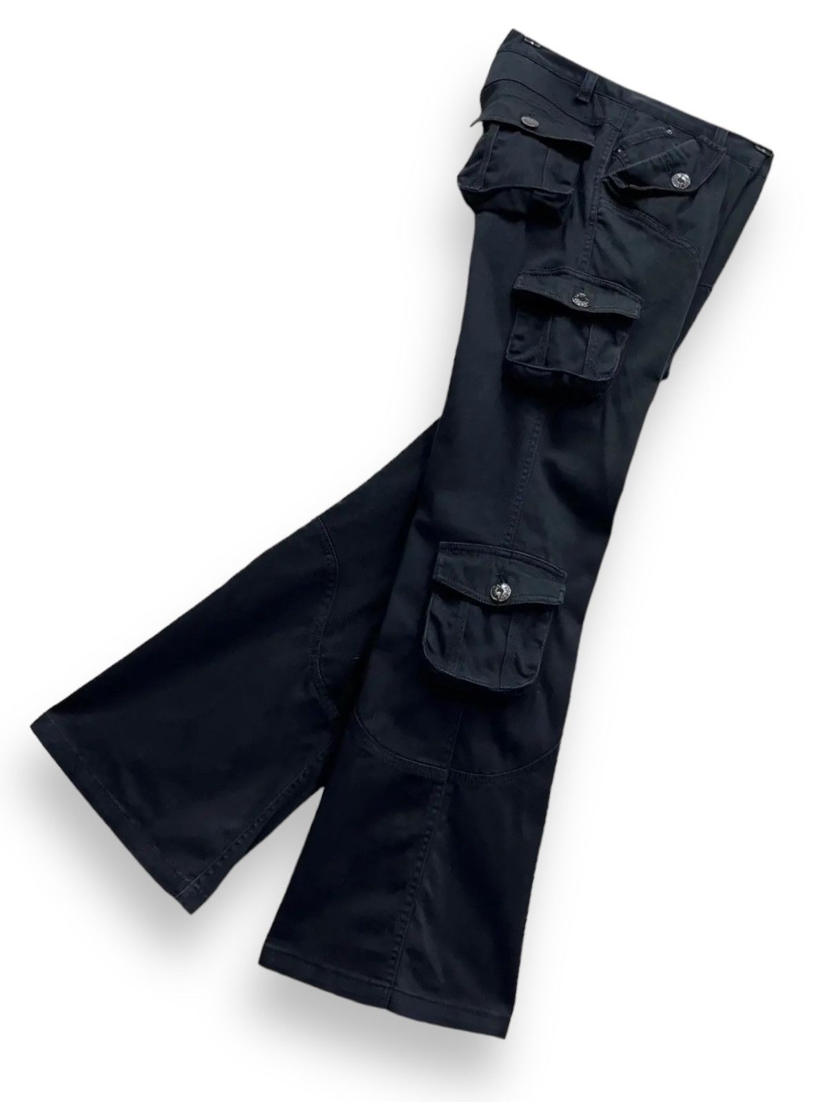 Japanese Brand × LOWBOX LOWBOX Seditionaries Punk Black Cargo Undercover FLARE Cargo Size 30" / US 8 / IT 44 - 2 Thumbnail