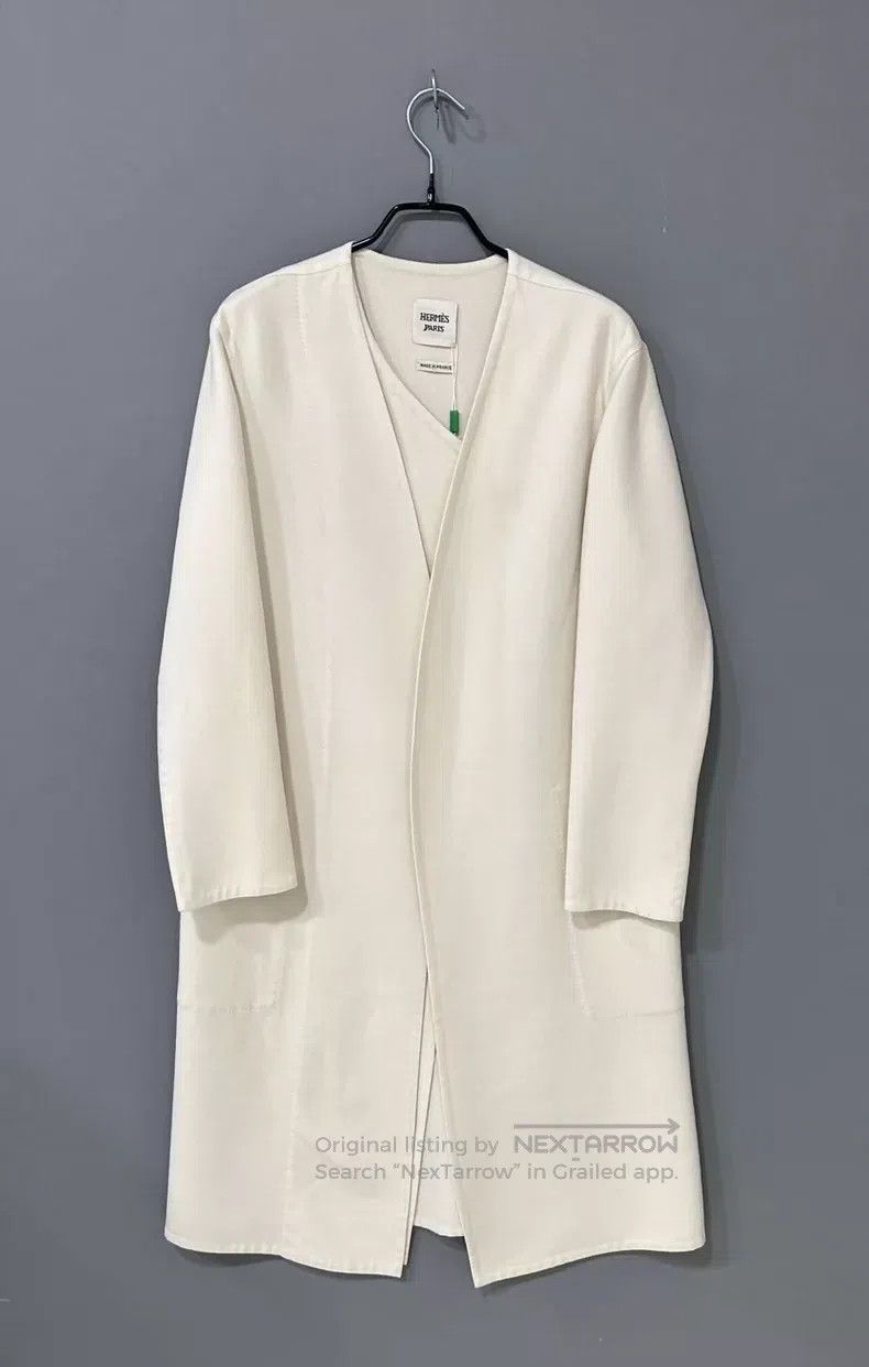 Hermes Hermes Long Cashmere Wool Coat Size XXS / US 00 / IT 34 - 1 Thumbnail