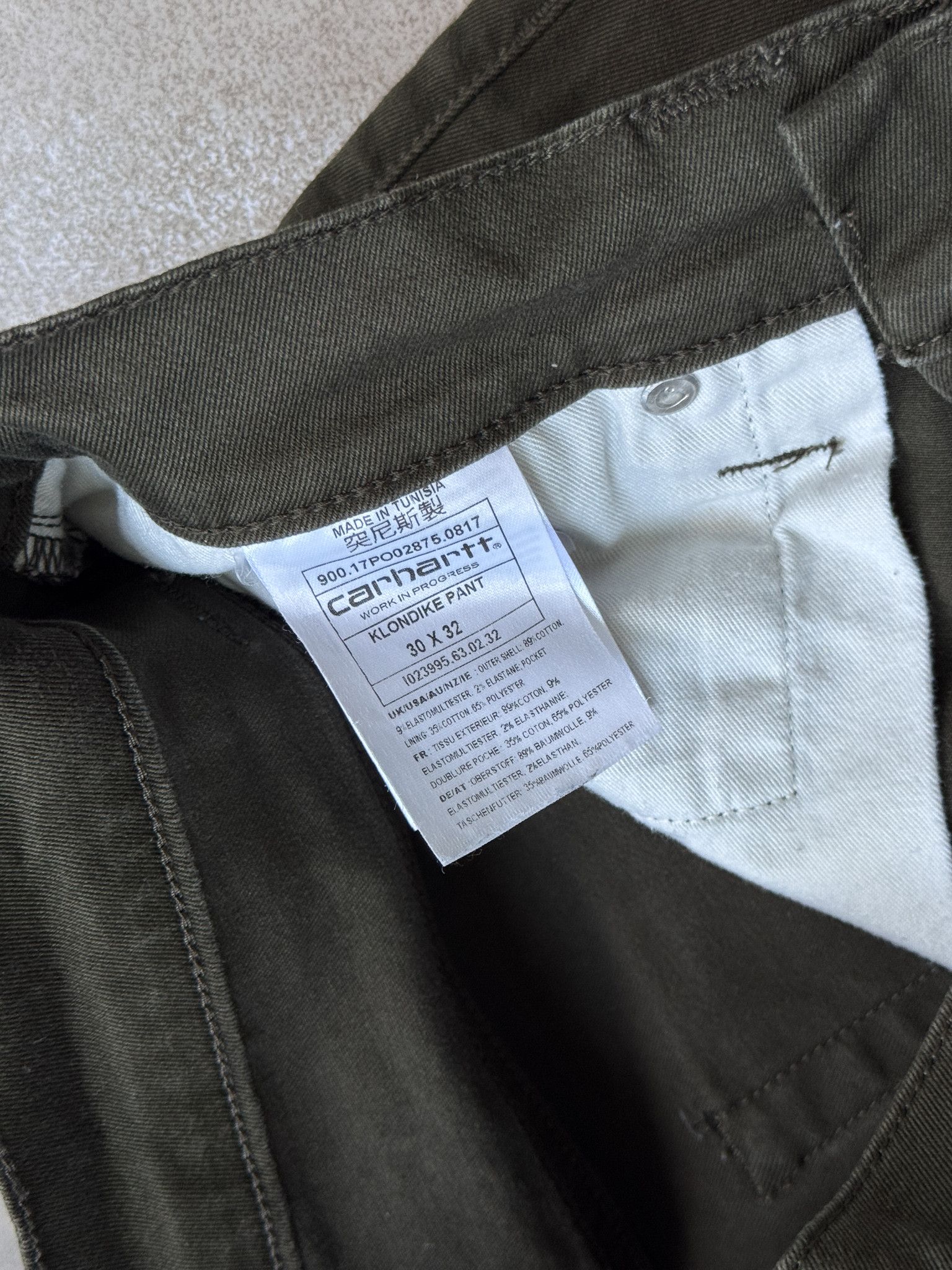 Carhartt Wip Carhartt Klondike Pant Size US 30 / EU 46 - 7 Thumbnail