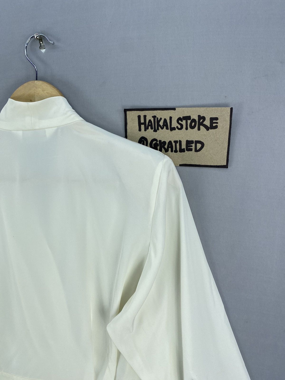 Pierre Balmain Vintage 90’s Pierre Balmain Paris V-net Blouse Size XS / US 0-2 / IT 36-38 - 5 Thumbnail