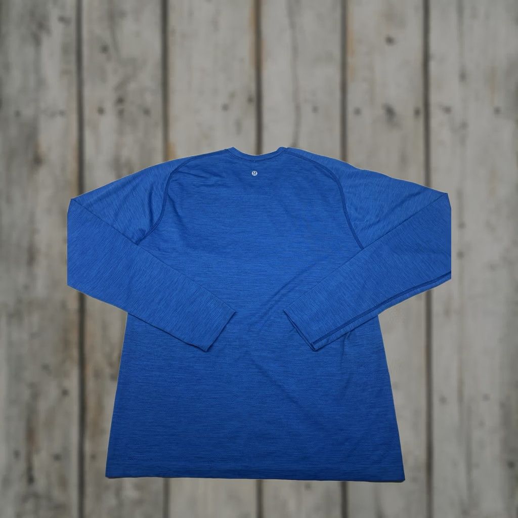Lululemon Lululemon Metal Vent Tech Long Sleeve Shirt Mens Large Athletic Gym Training Top Blue Crew Neck Solid Lightweight Size US L / EU 52-54 / 3 - 1 Thumbnail