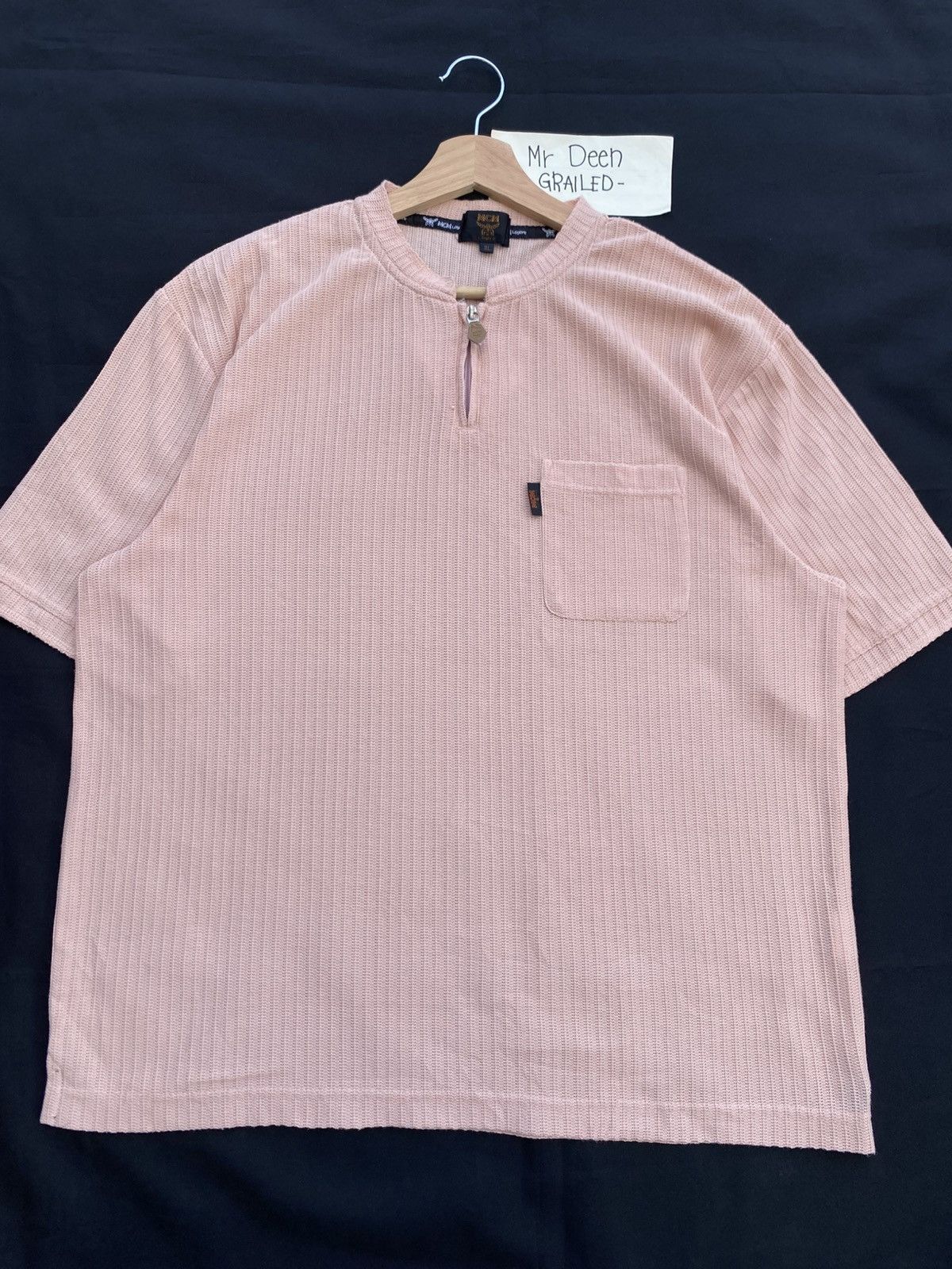 MCM Rare Vintage MCM Orange Half Zipped Shirt Size US L / EU 52-54 / 3 - 5 Thumbnail