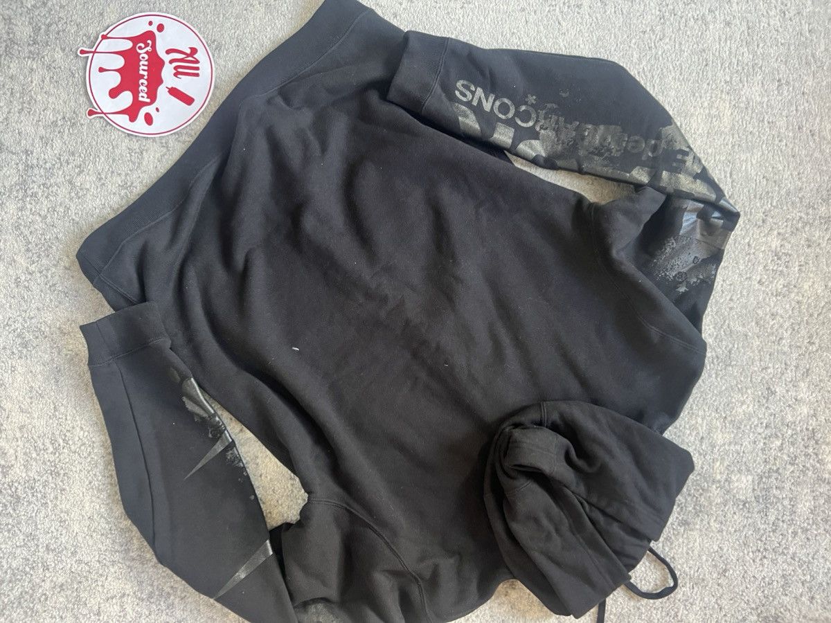 Comme des Garcons × Comme des Garcons Black × Nike Nike x Comme Des Garcons CDG BLACK Hoodie Size US L / EU 52-54 / 3 - 6 Thumbnail