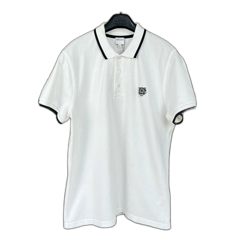 Kenzo Kenzo Embroidered Tiger Head Short Sleeve Polo Size US M / EU 48-50 / 2 - 1 Thumbnail