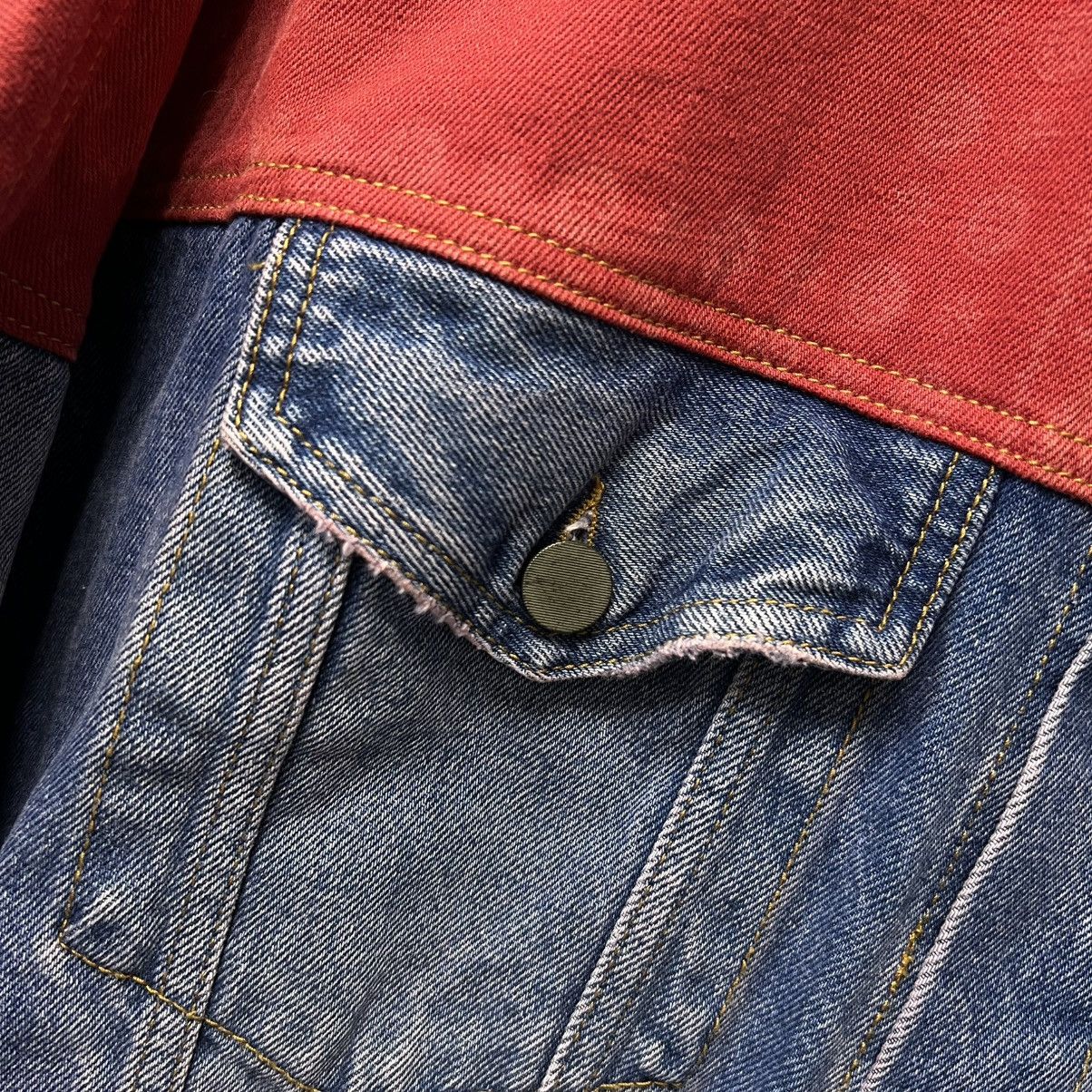 Palm Angels Palm Angels Vintage Denim Jacket With Bandana Motif Size US S / EU 44-46 / 1 - 16 Thumbnail