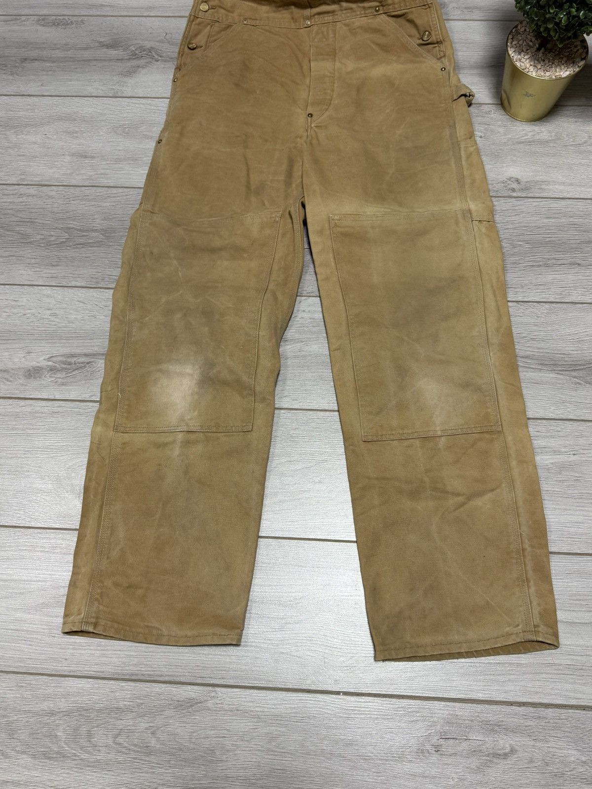 Carhartt Carhartt vintage USA cargo overall distressed double knee Size US 34 / EU 50 - 9 Thumbnail