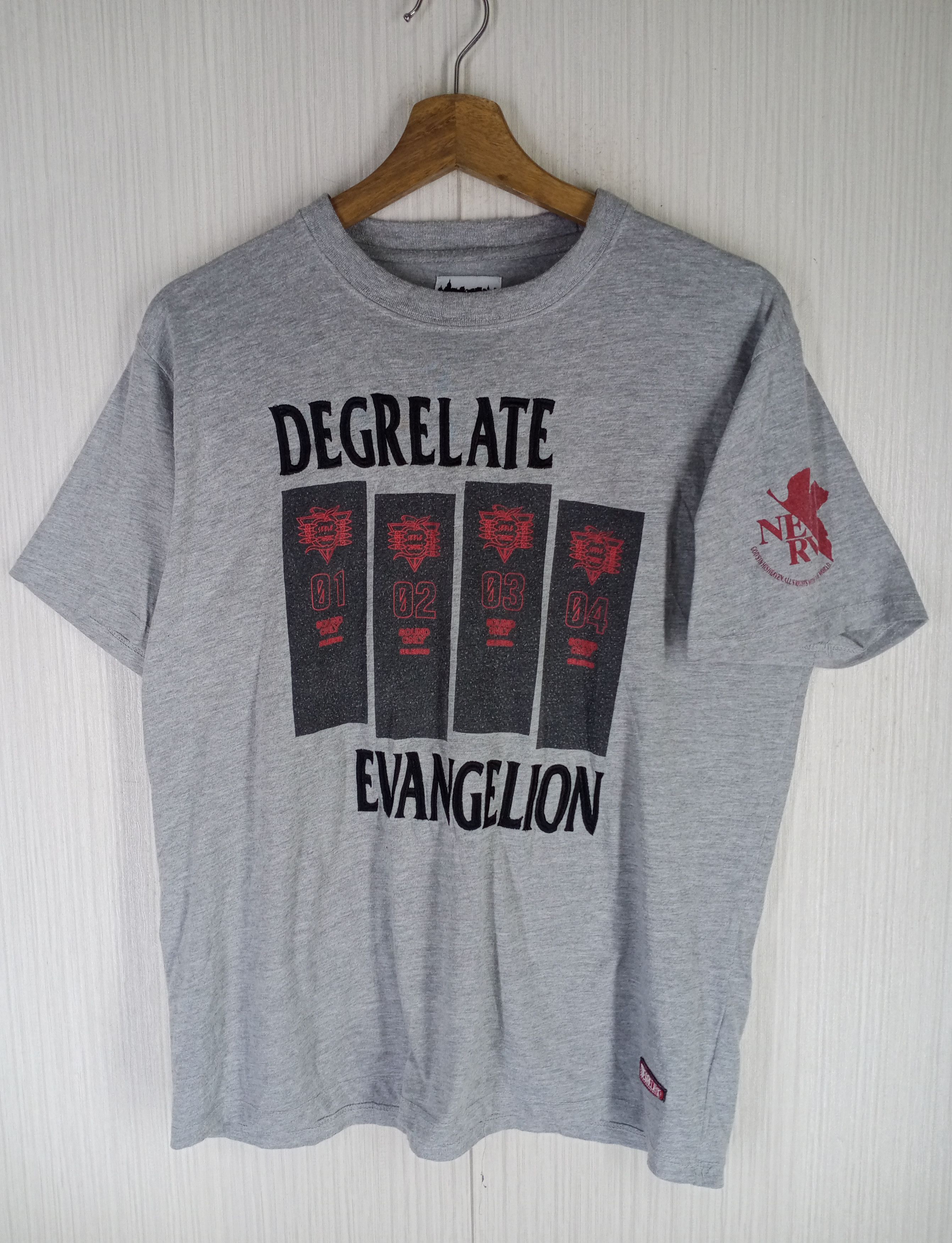 Anime × Japanese Brand × Vintage Vintage DEGRELATE x NERV Avangelion Neon Genesis Anima Tee Size US M / EU 48-50 / 2 - 1 Thumbnail